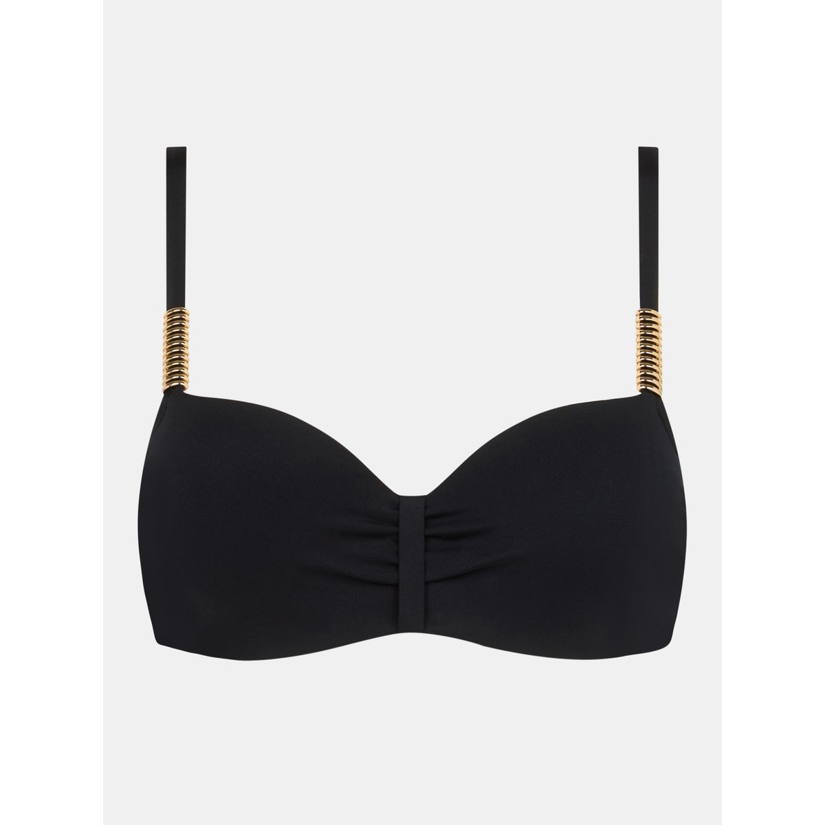 Haut de maillot de bain corbeille mémoire de forme bretelles multipositions ICON noir, CHANTELLE