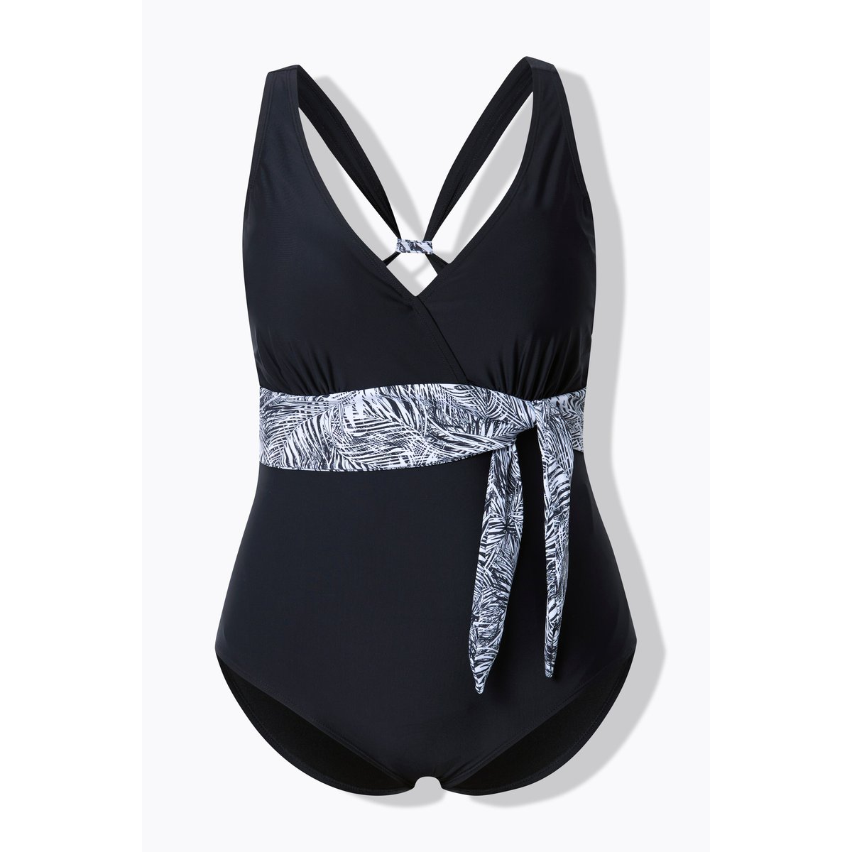 Maillot de bain aspect dos nu. noir, ULLA POPKEN