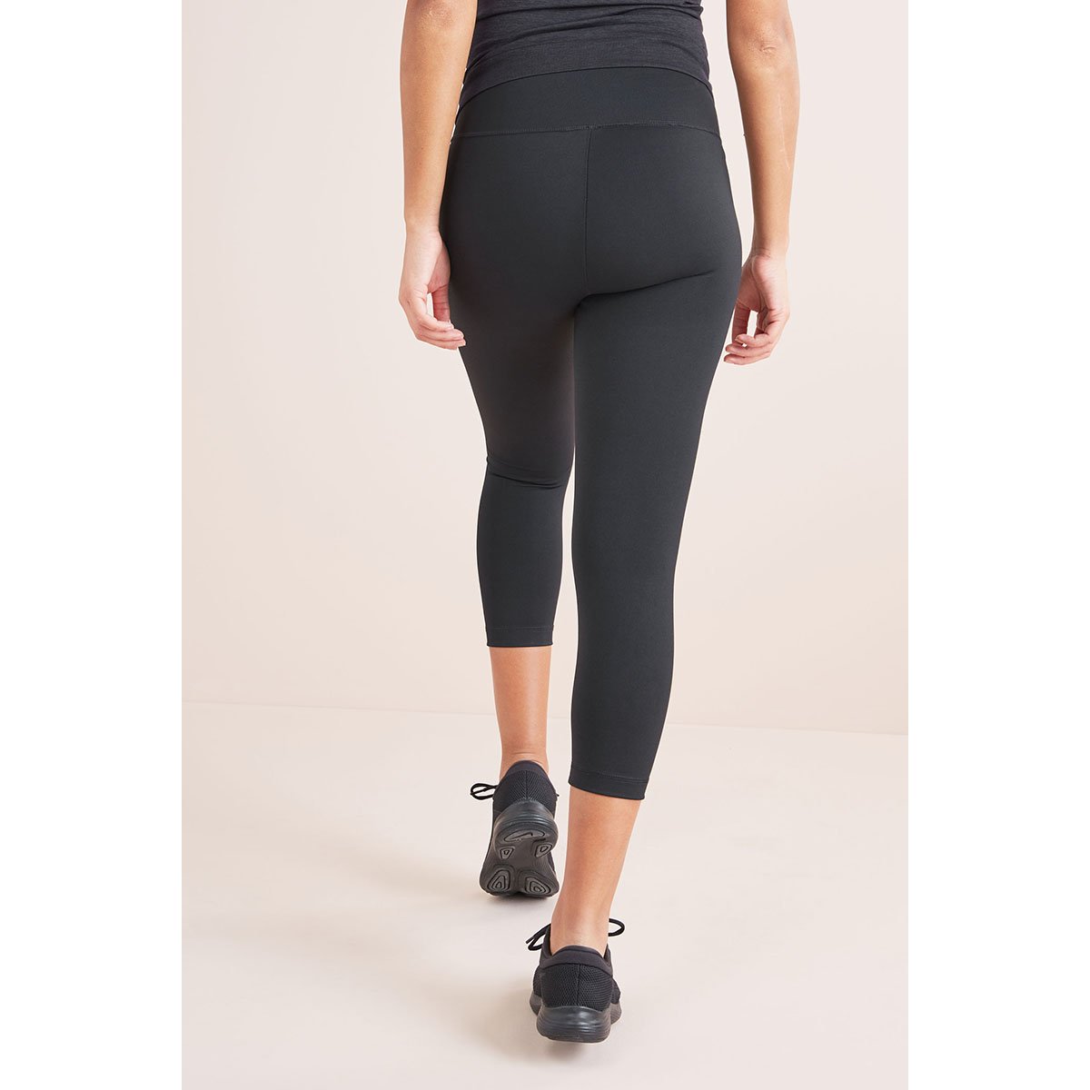 Legging De Sport Taille Haute Longueur 3/4 noir, NEXT