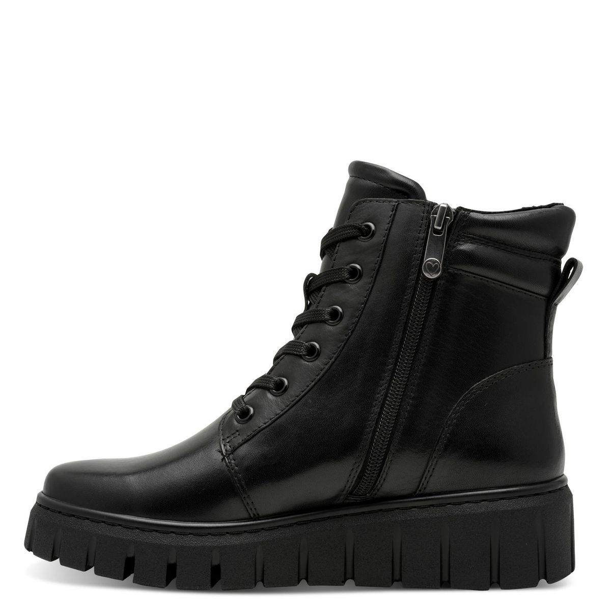 Bottine en cuir noir, MARCO TOZZI
