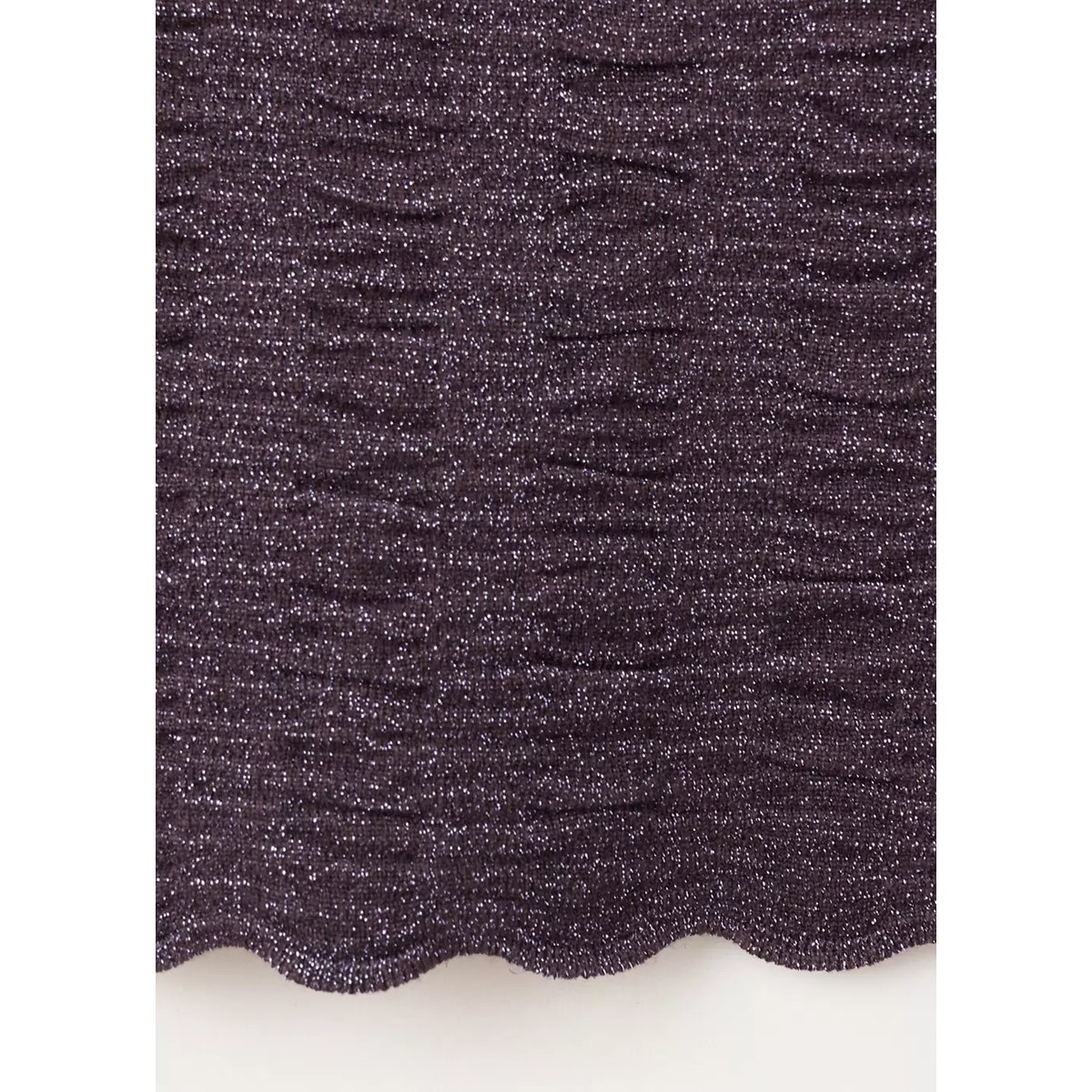 Top bandeau métallisé violet, MANGO TEEN