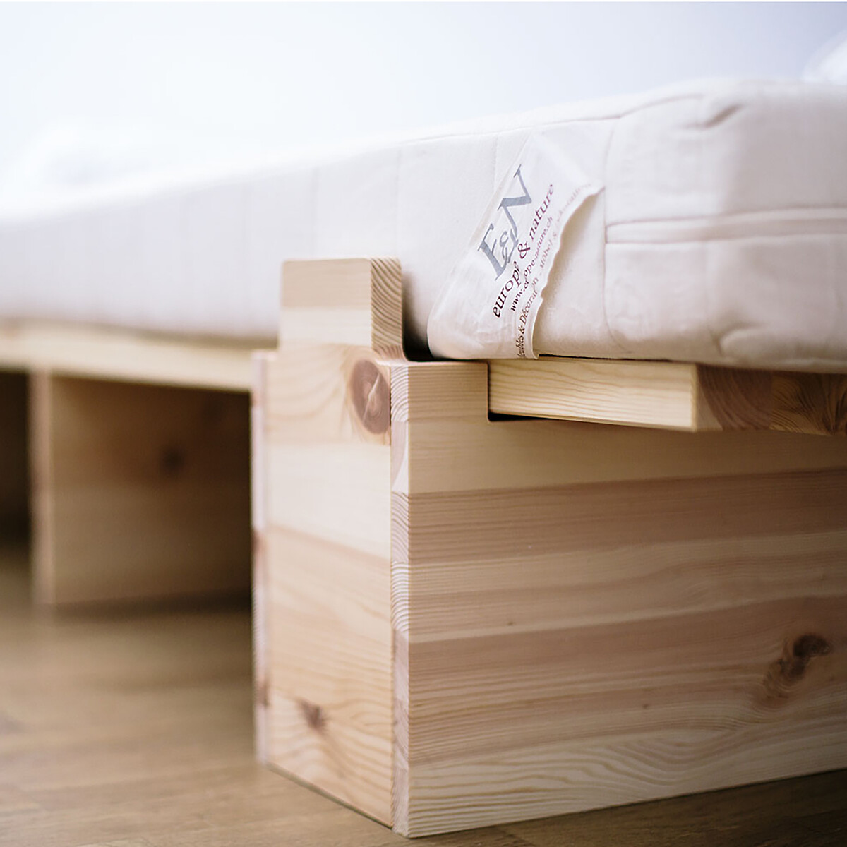 Letto Everlasting - 70*190/200 legno chiaro, EUROPE & NATURE