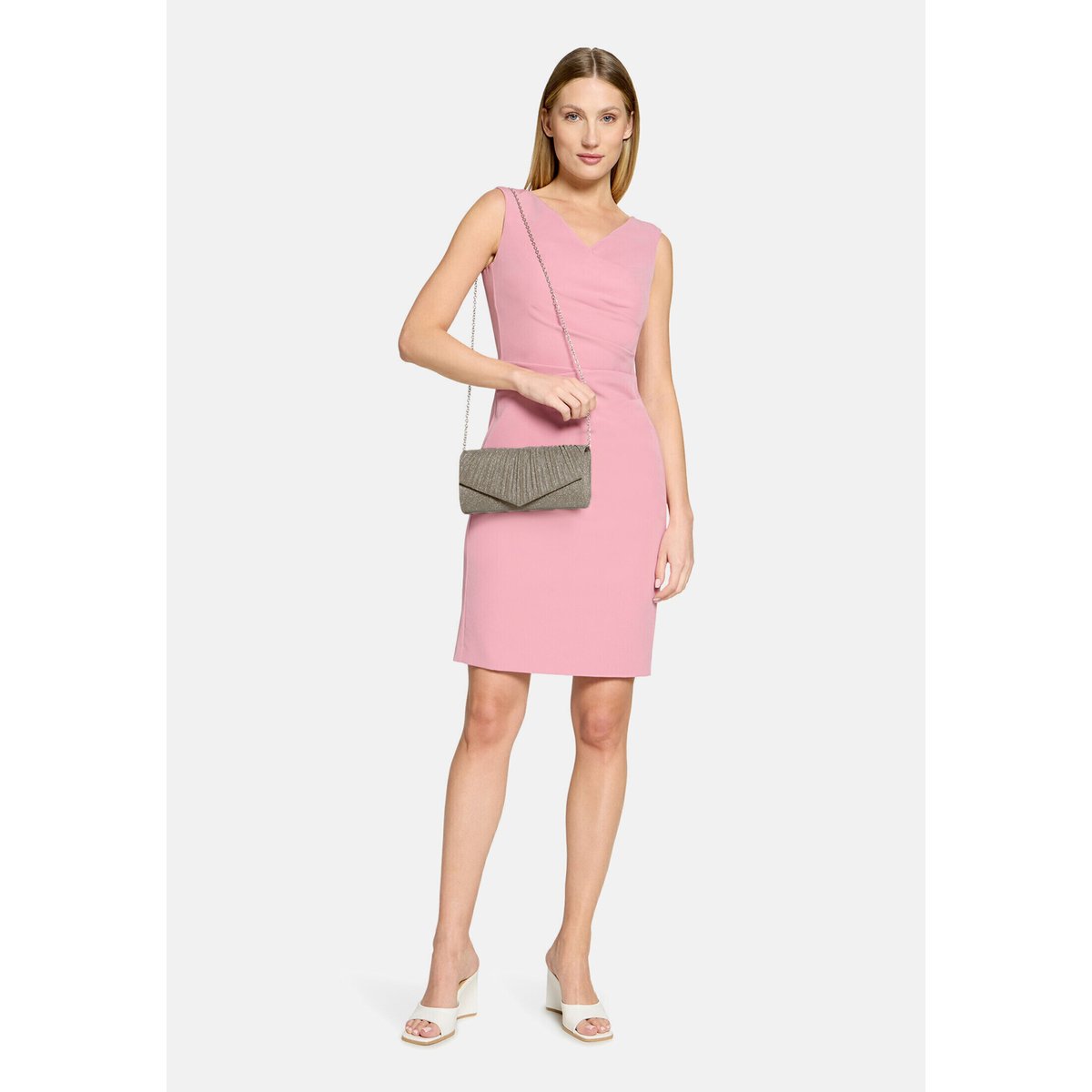 Sac façon pochette à fronce gold, VERA MONT