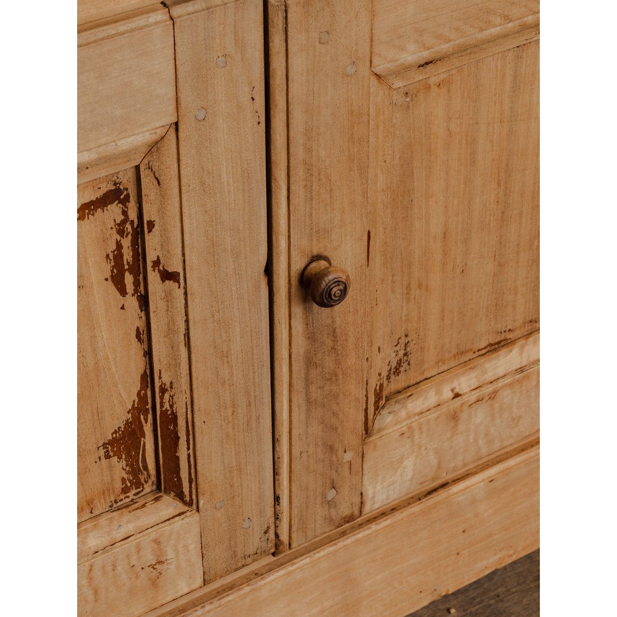 Buffet îlot en bois et marbre Gilbert N°1575 - Bon état blanc, DEBONGOUT