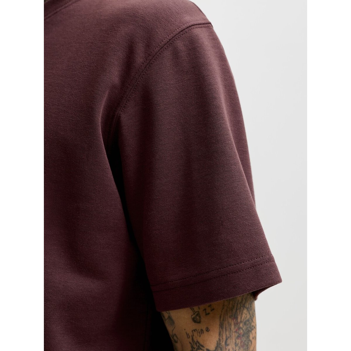 T-shirt manches courtes chocolat, JACK & JONES