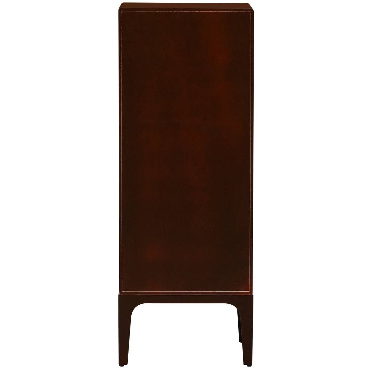 Petit meuble de rangement 6 tiroirs en bois et métal H120cm- MERGE marron, WOOOD