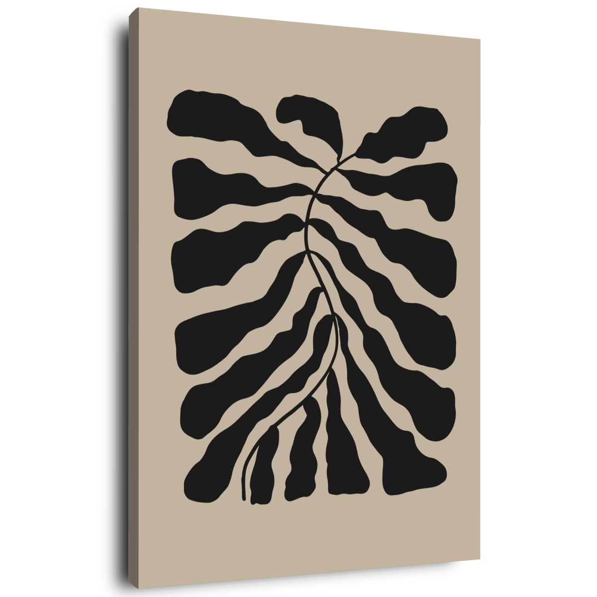 Tableau Mural Abstrait ABSTRAIT tableaux sur toile-taupe, CEANOTHE