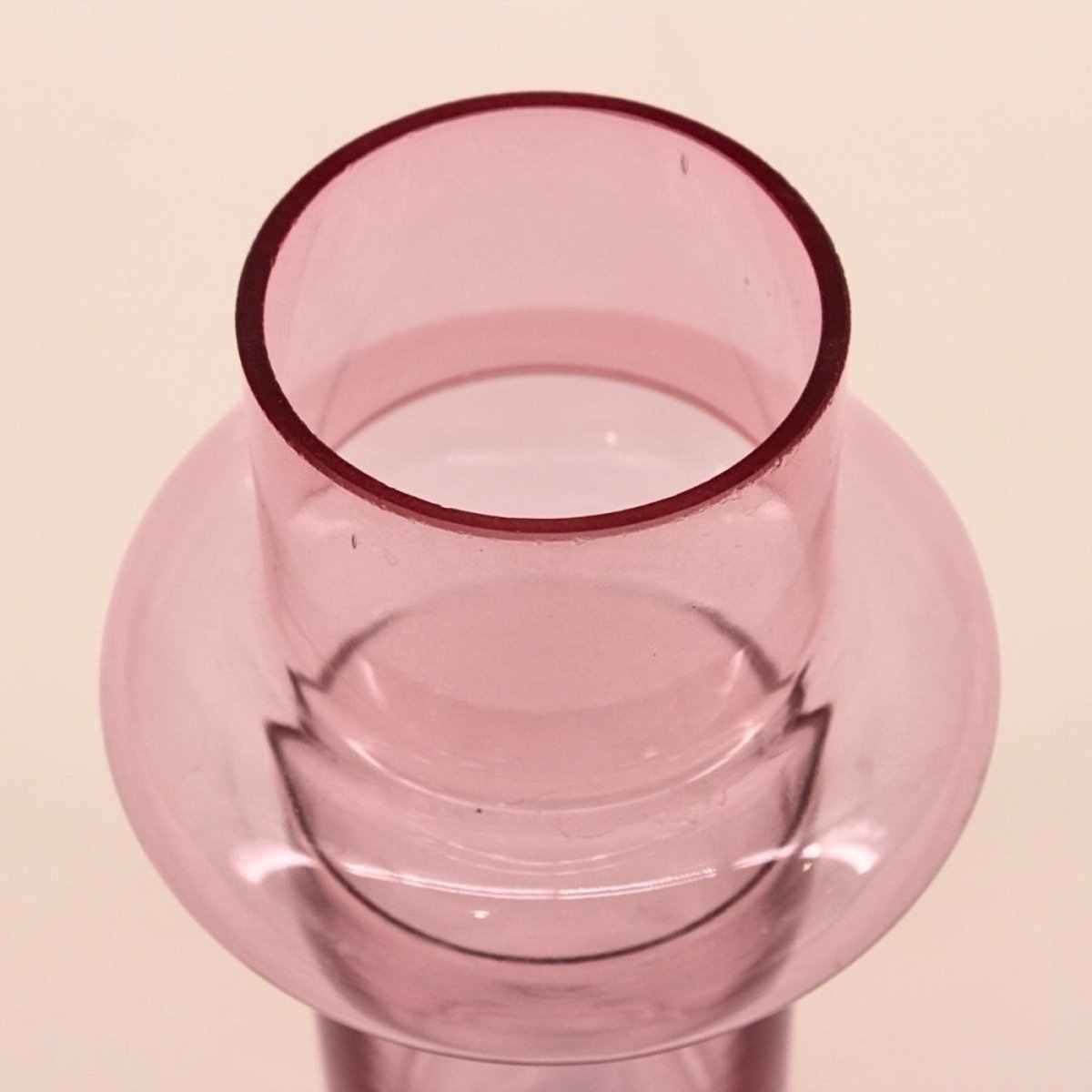 Vase anneau en verre, H20cm rose, DECOSTAR