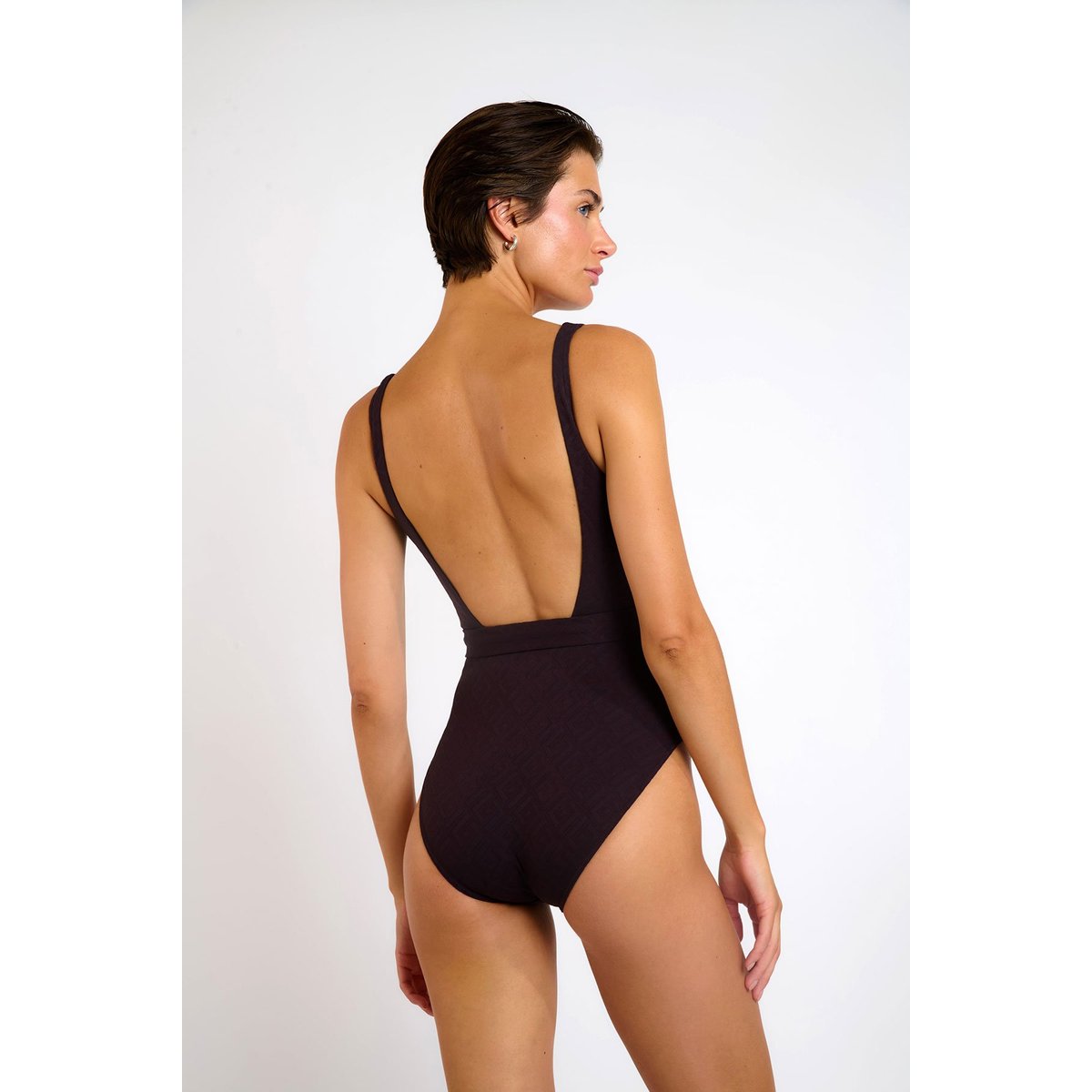 Maillot de bain 1 pièce Mandini - MYRTOS chocolat, LIVIA