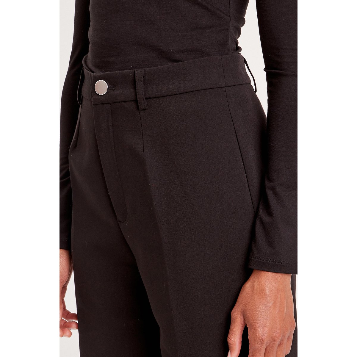 Pantalon city large noir, CACHE CACHE