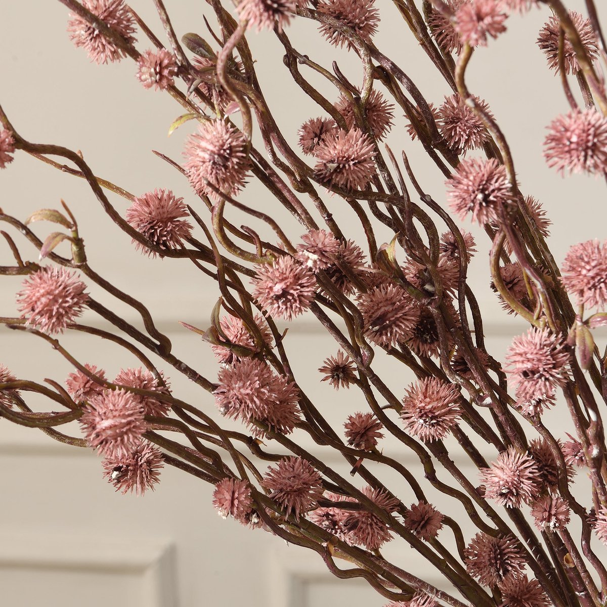 Branche de chardon artificiel H88 LES ESSENTIELS rose, SIA