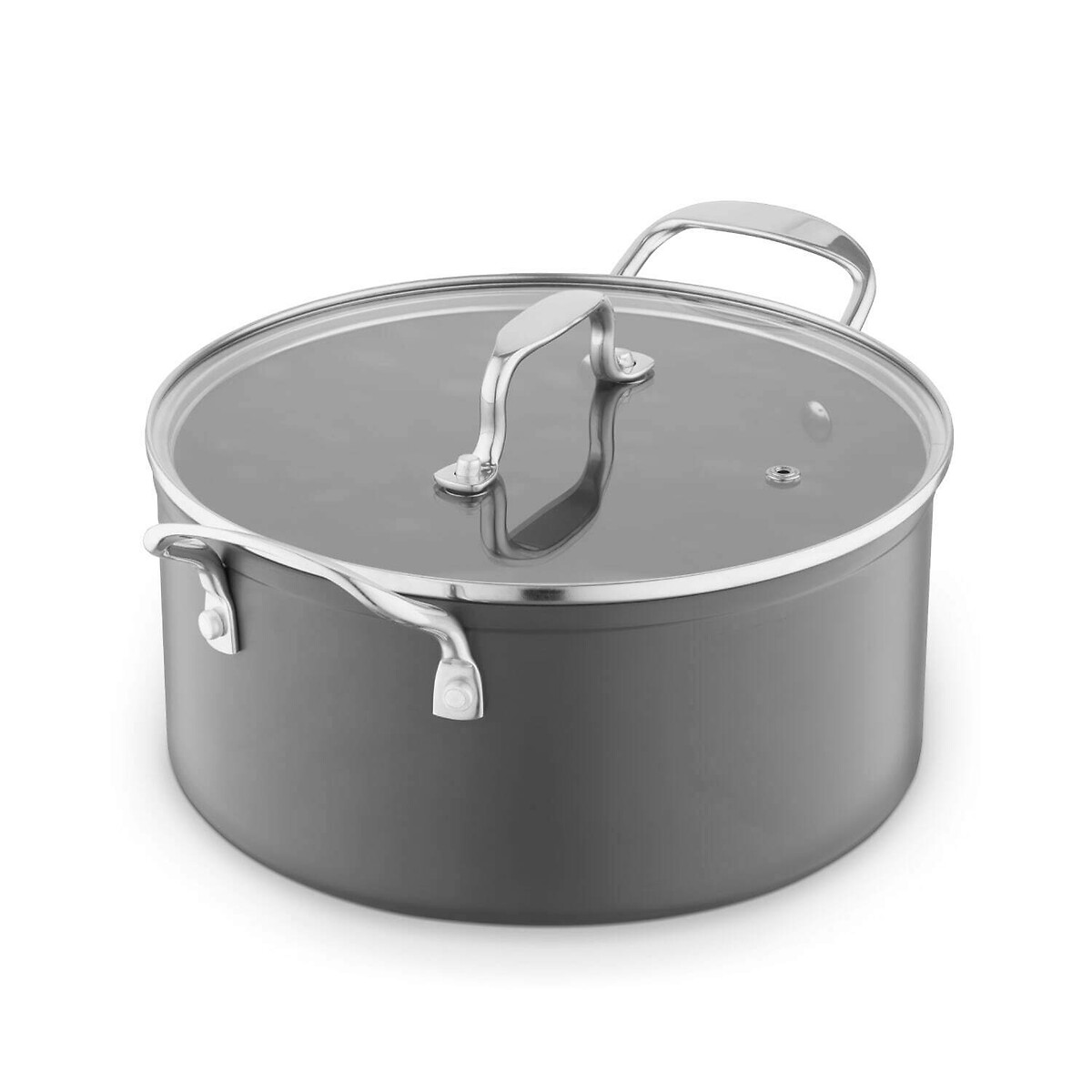 24cm SLT Core Hard Anodized Casserole grey, SUR LA TABLE