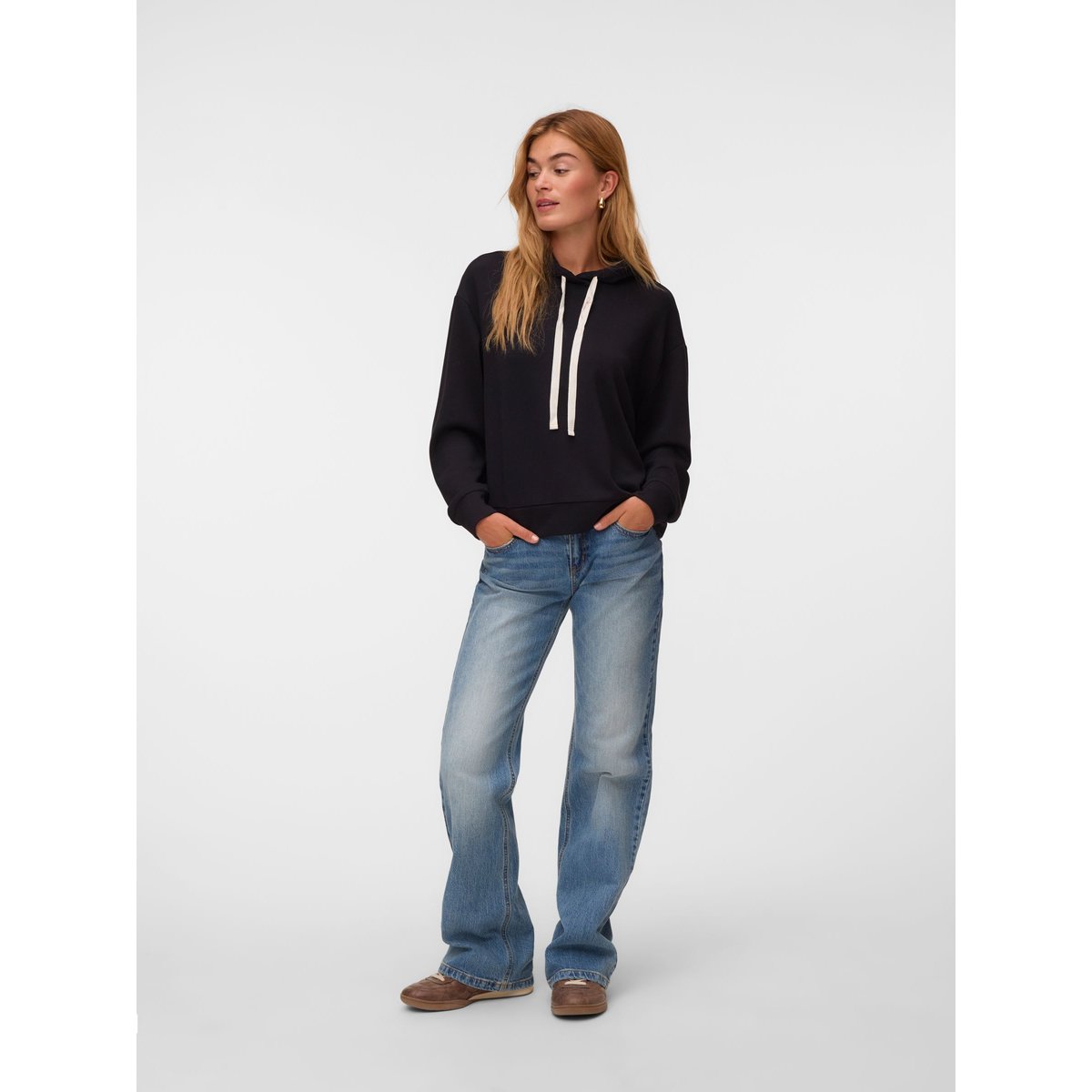 Sweat À Capuche noire - black, VERO MODA
