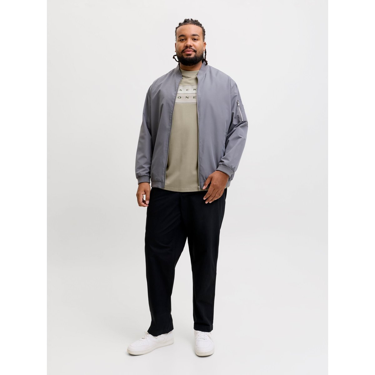 T-Shirt vetiver, JACK & JONES