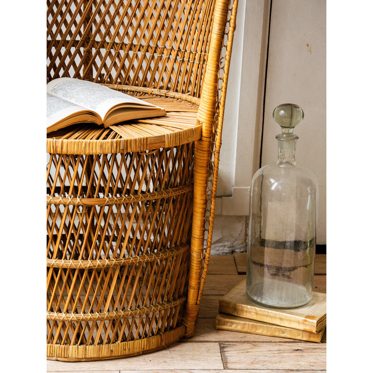 Fauteuil en rotin Ernest N°43 - Bon état bois, DEBONGOUT