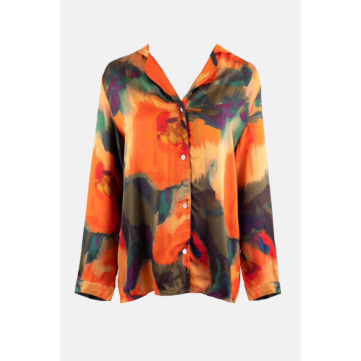 Chemise en viscose imprimée PARADISE gypsy garden, MAISON LEJABY