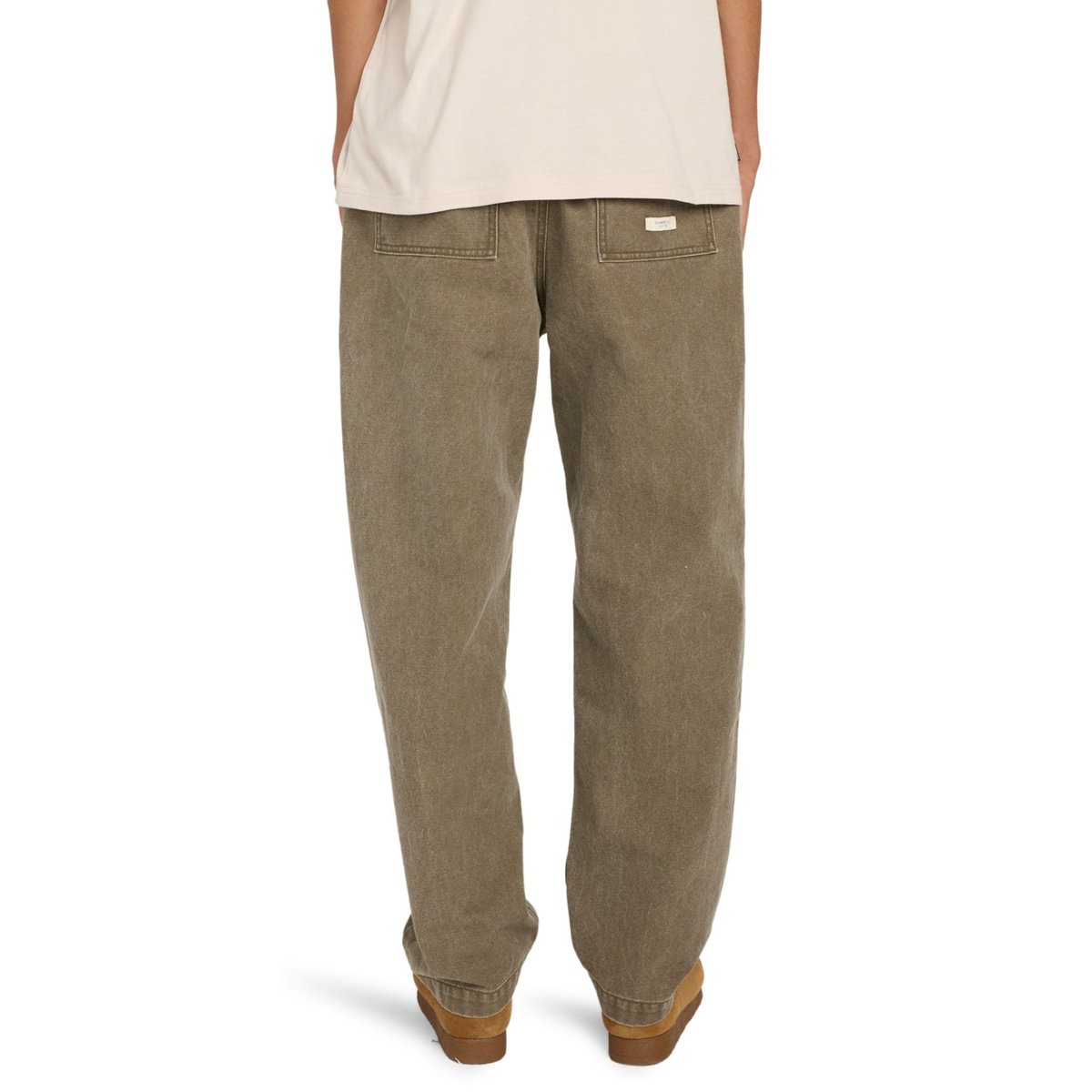 Pantalon treillis RELAX FATIGUE CANVAS marron stone gray, ELEMENT