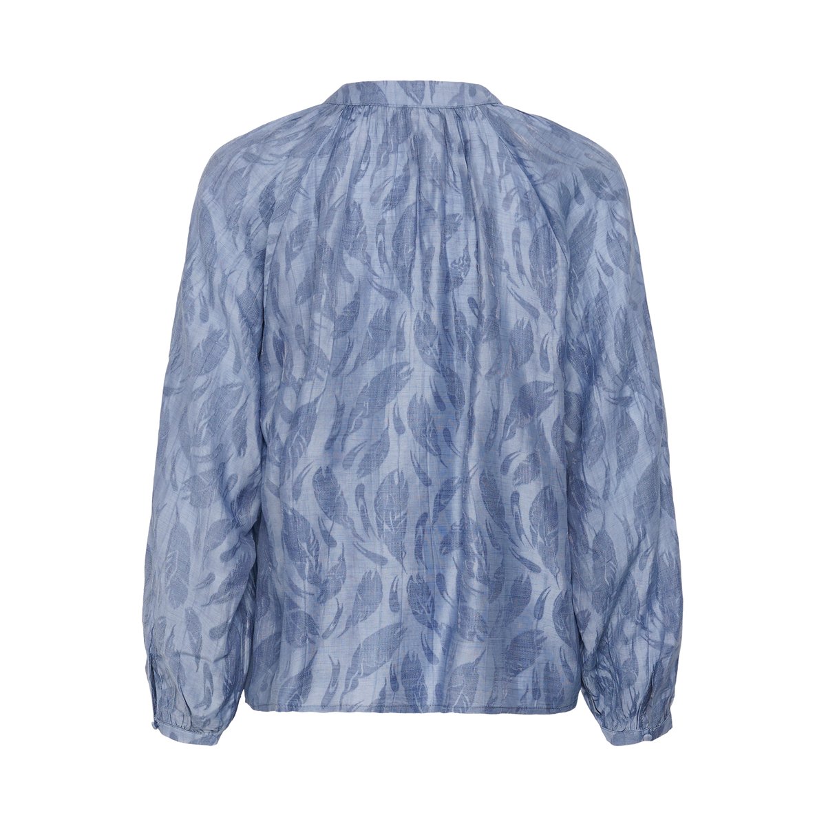 Blouse à manches longues bleu stonewash, CREAM