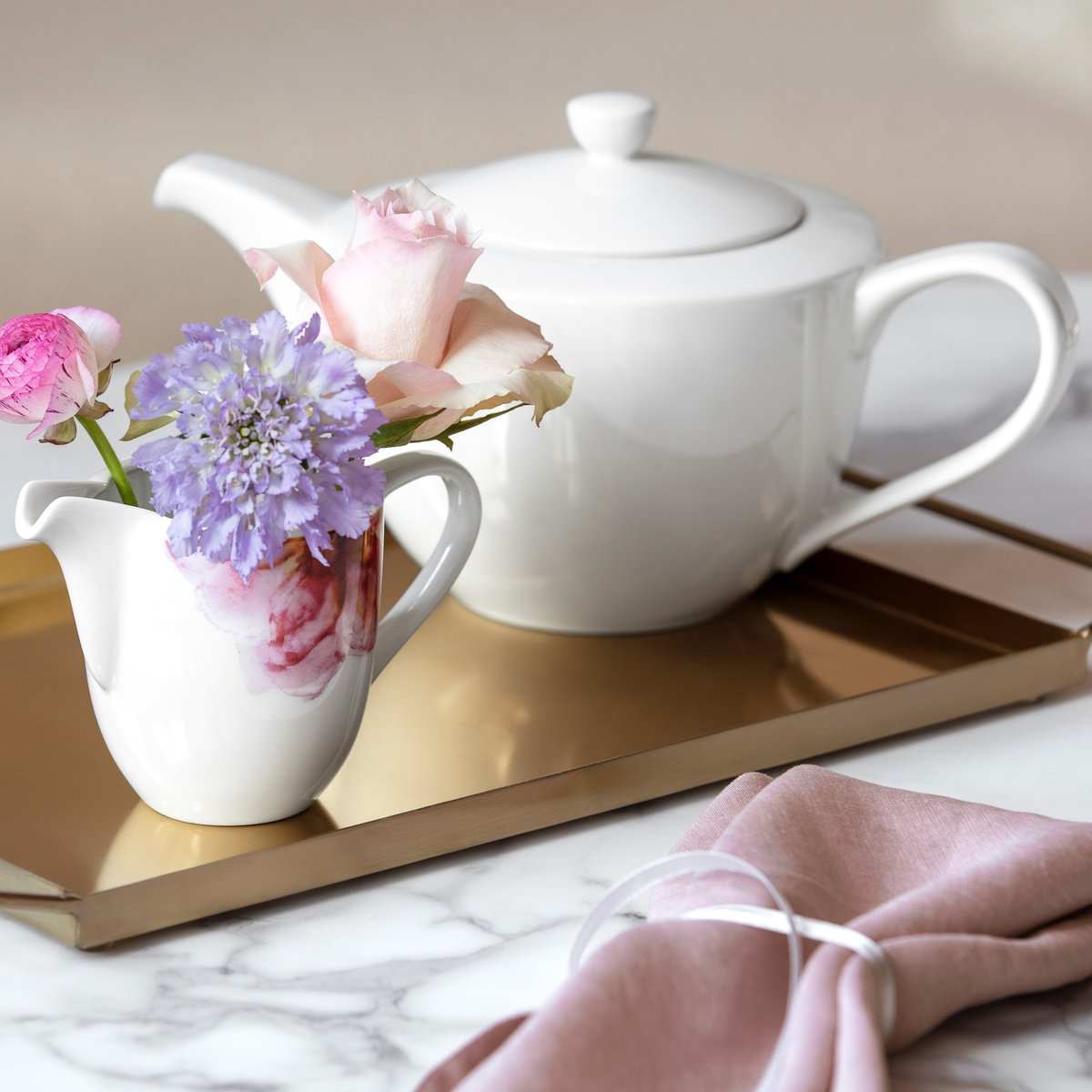 Théière FOR ME blanc, VILLEROY & BOCH