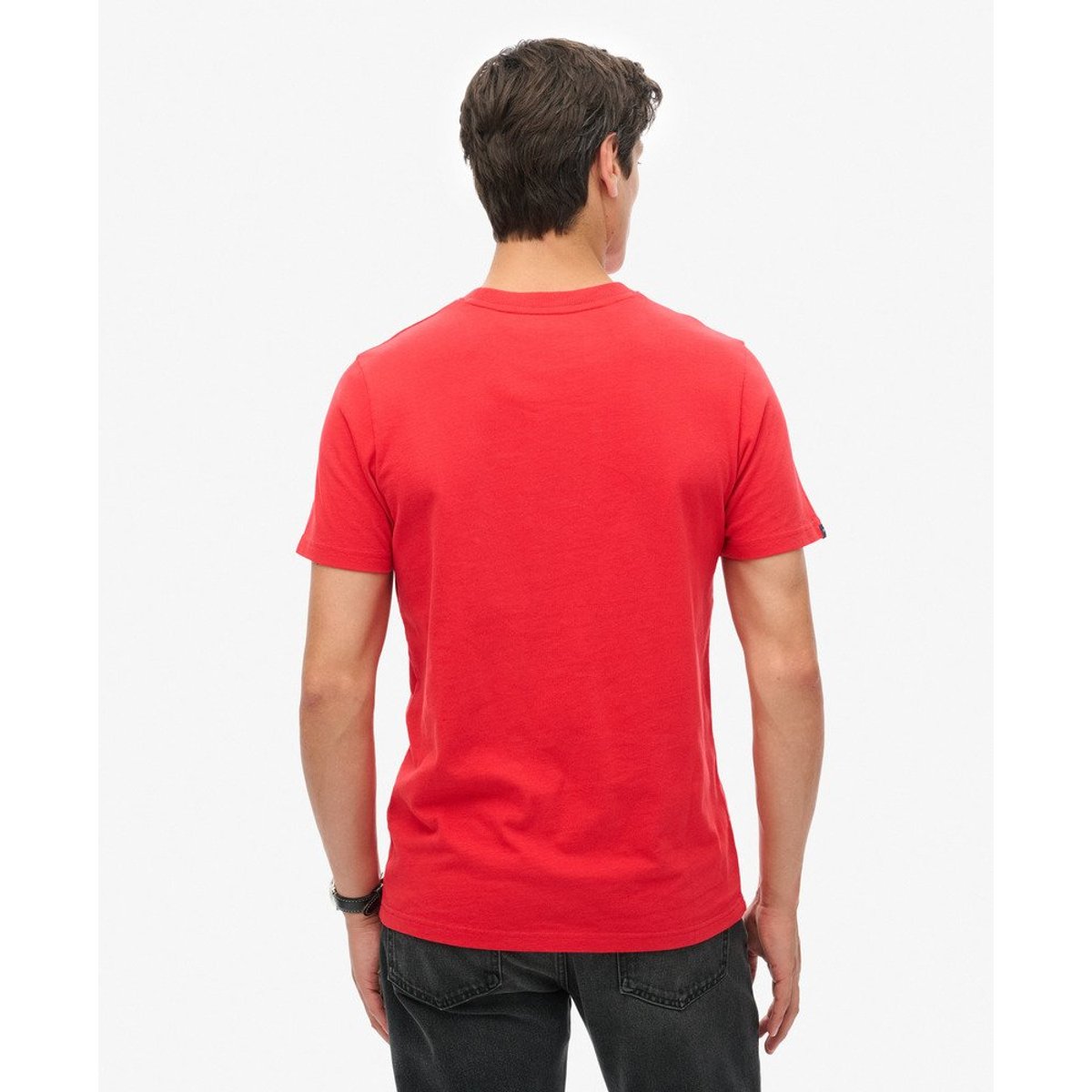 T-shirt à logo Vintage Heritage rouge vif, SUPERDRY