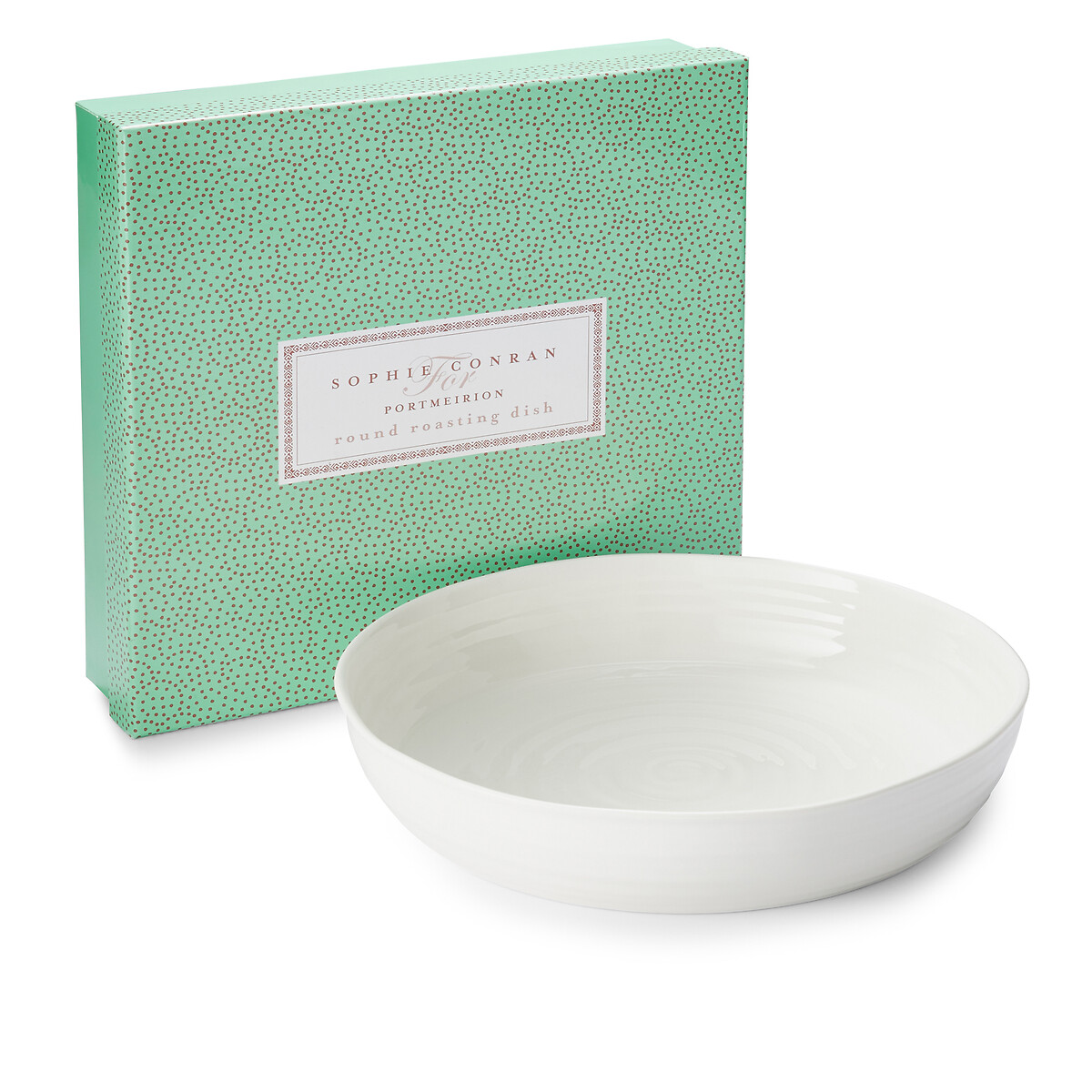 31cm White Round Roasting Dish white, SOPHIE CONRAN FOR PORTMEIRION