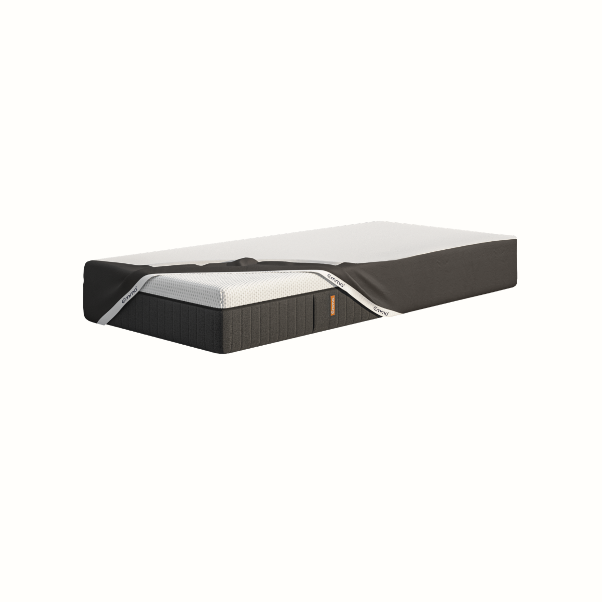 Pack Matelas Original Lite + Protège-Matelas blanc/gris, EMMA