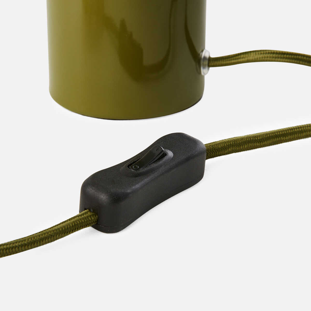 Agathilda Opaline/Iron Lamp, H27.5cm olive, LA REDOUTE INTERIEURS