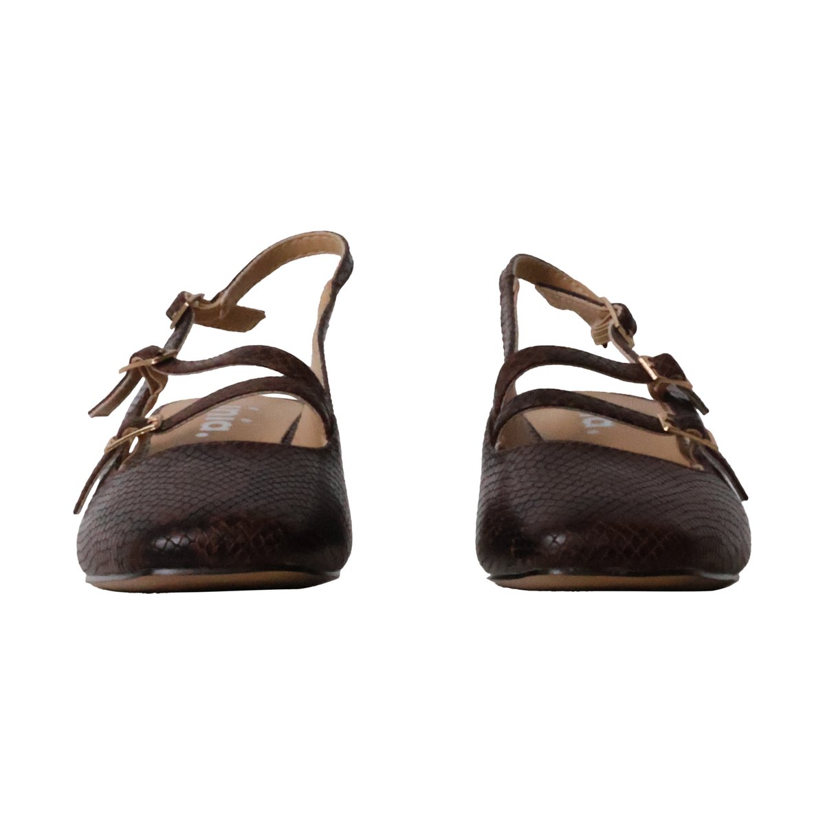 Escarpin à Talon Inia marron, ENZA NUCCI