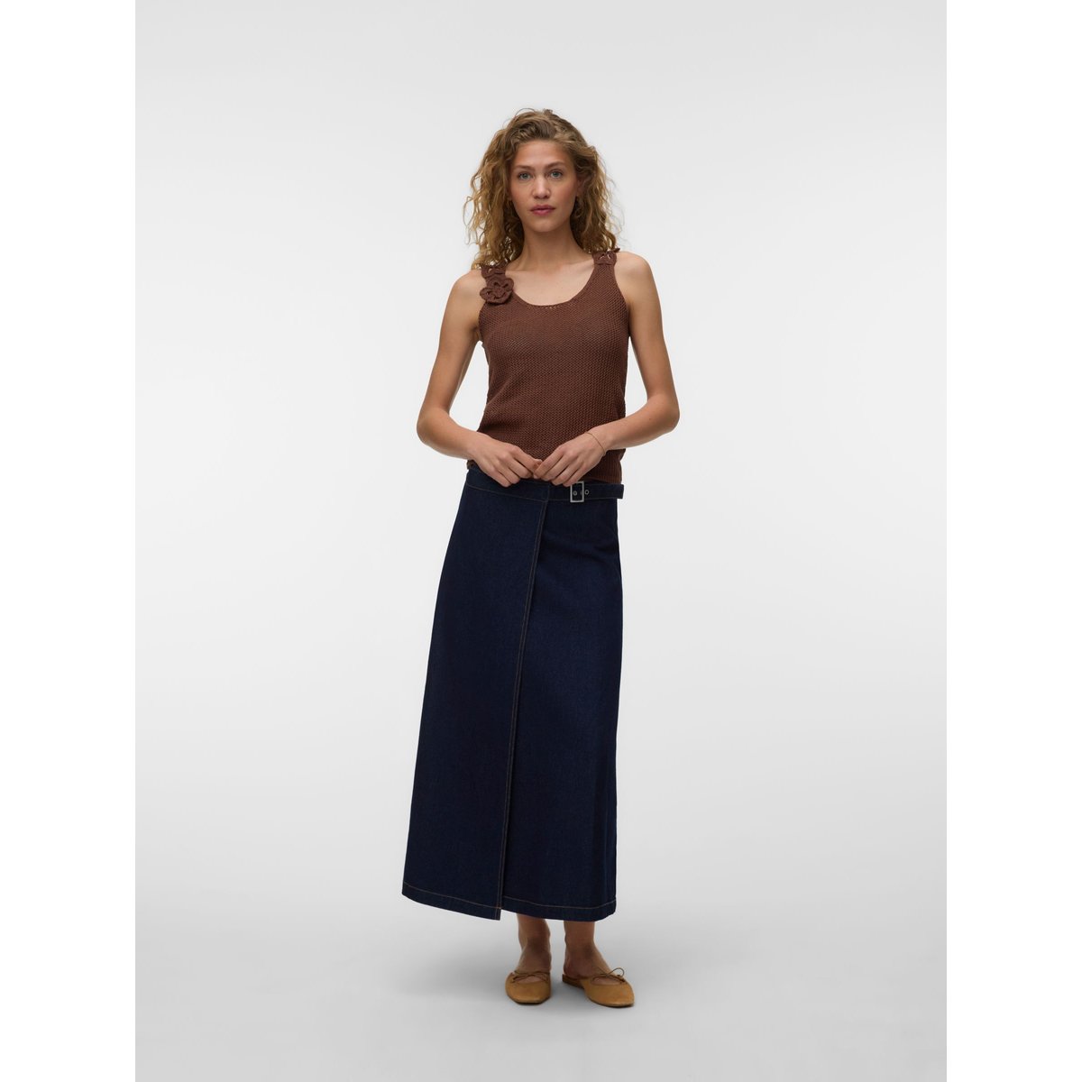 Top cocoa brown, VERO MODA