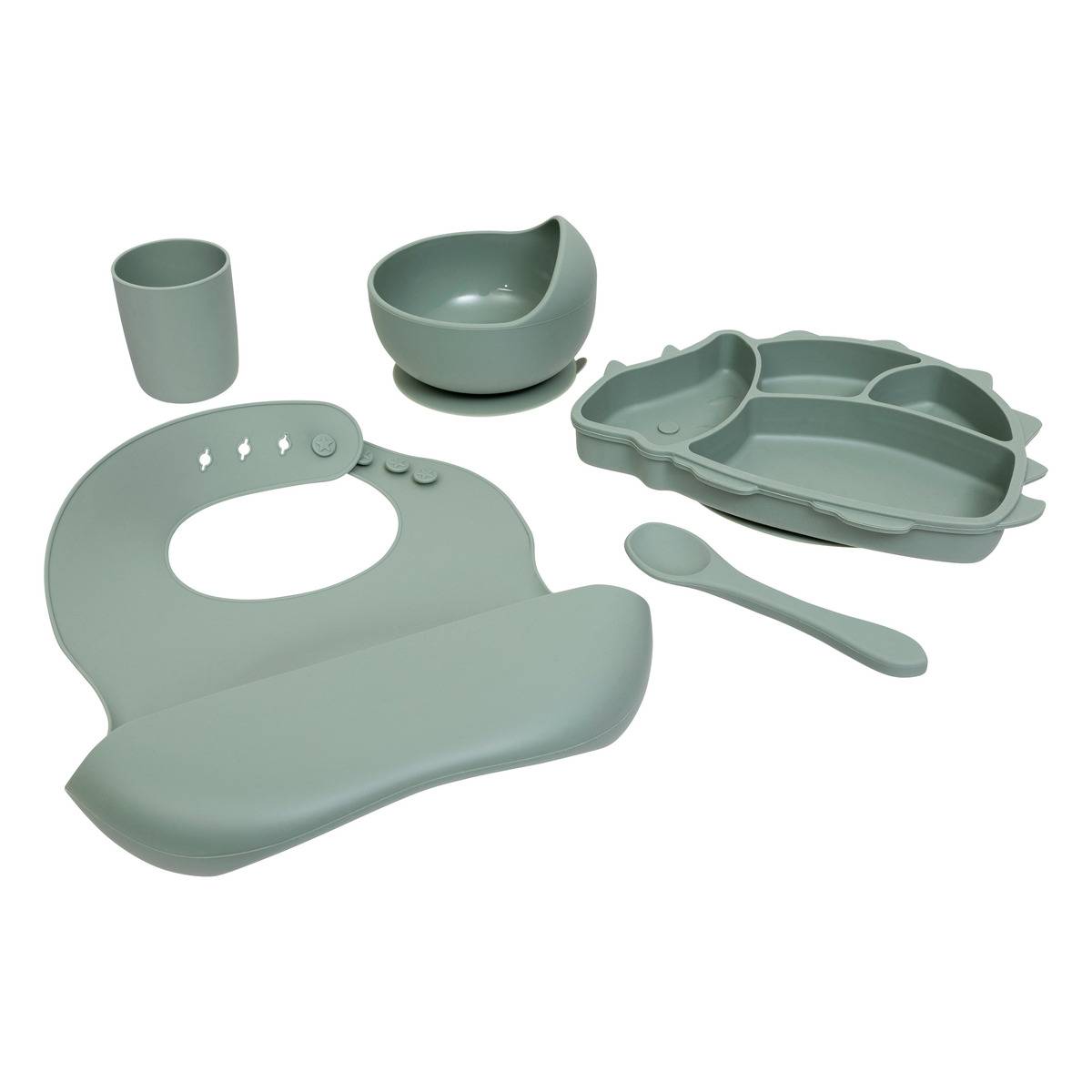 Set repas 5 pièces pour enfant YUM vert clair, ATMOSPHERA FOR KIDS