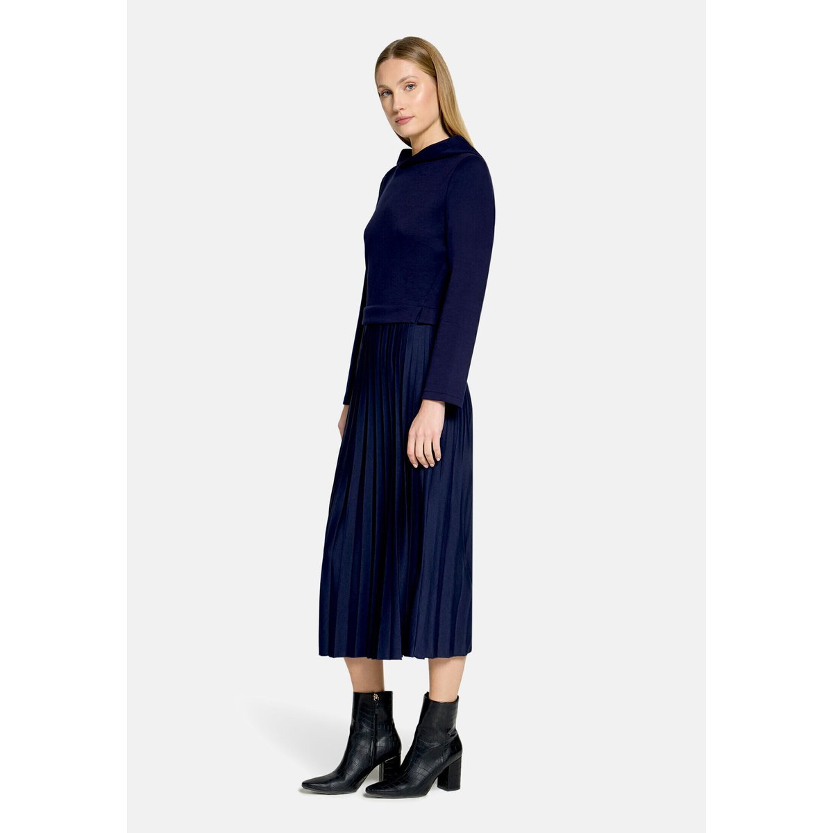 Robe casual à capuche maritime blue, CARTOON