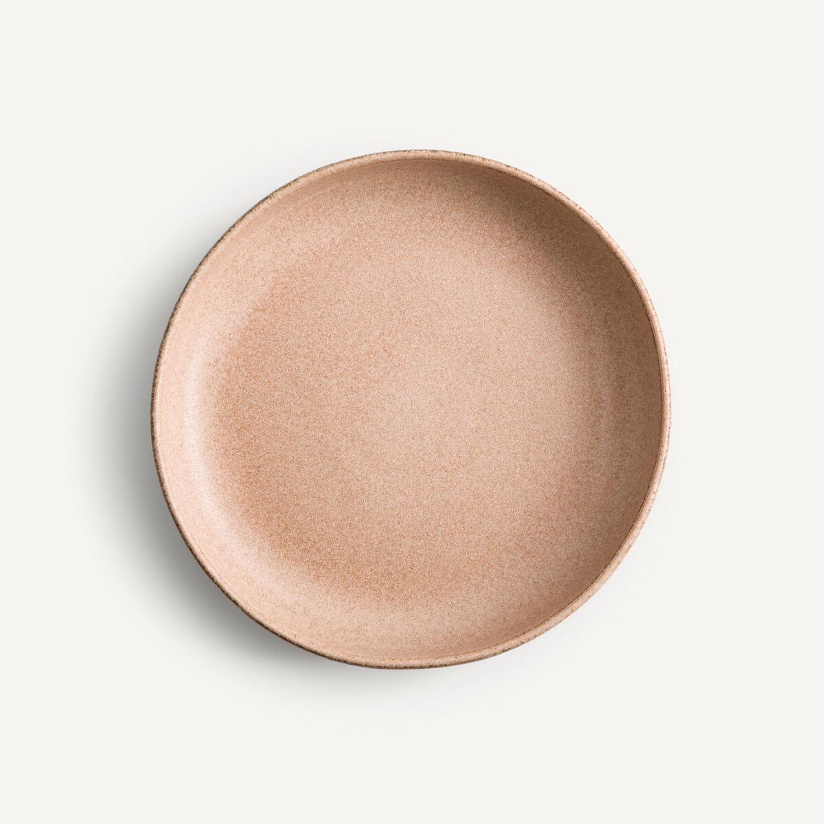 Lot de 4 assiettes à pâtes en grès, Gandra rose des sables, AM.PM