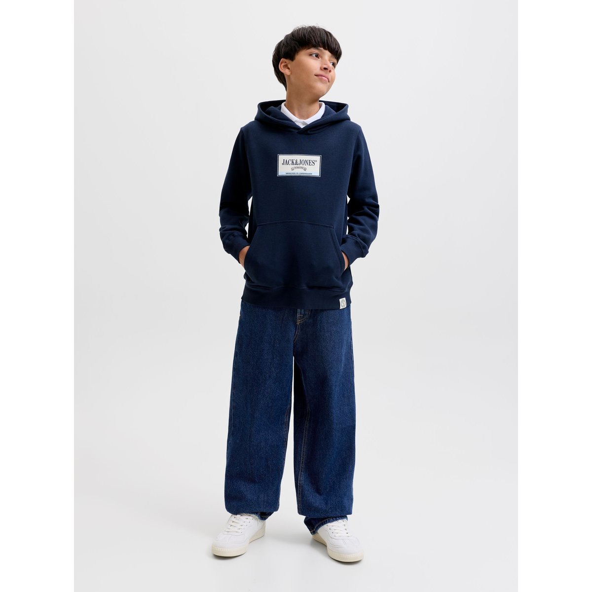 Jean Baggy Fit blue denim, JACK & JONES JUNIOR
