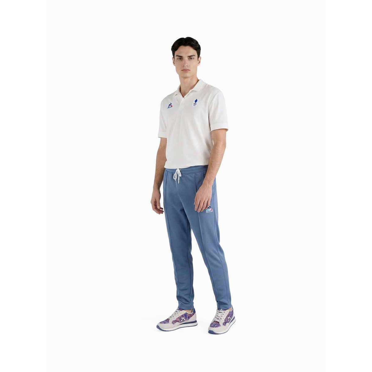 Pantalon droit Équipe de France Olympique 2026 Jeux Olympiques EQUIPE DE FRANCE bering sea, LE COQ SPORTIF