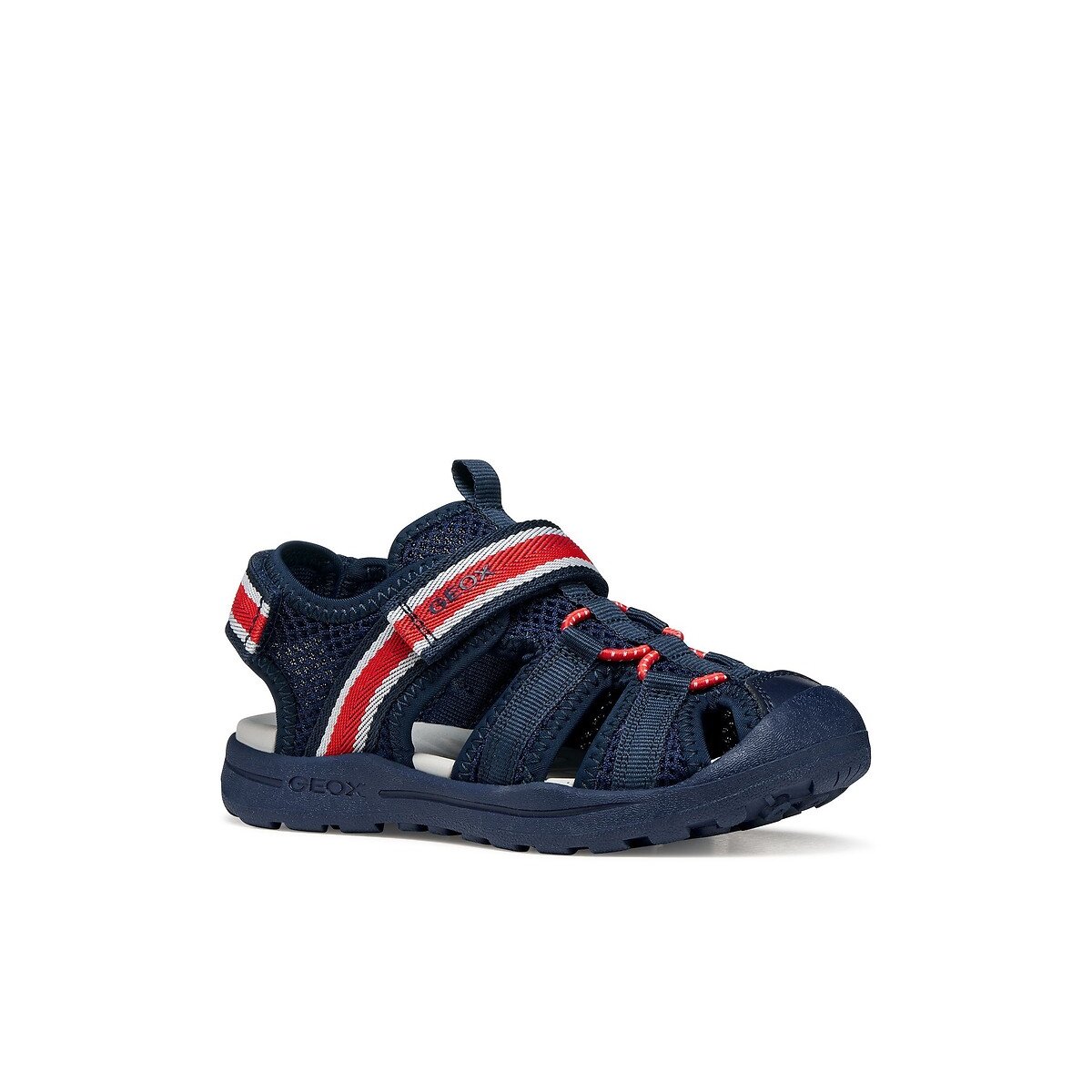 Kids Vaniett Closed Sandals navy blue/red, GEOX