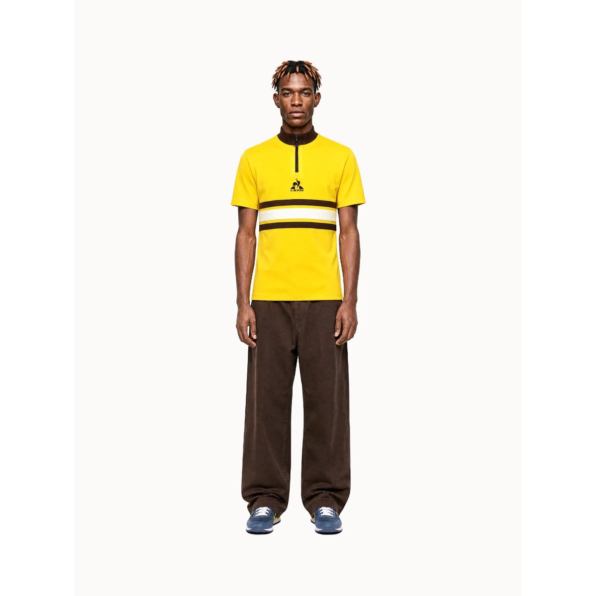Maillot Unisexe Héritage amber yellow, LE COQ SPORTIF
