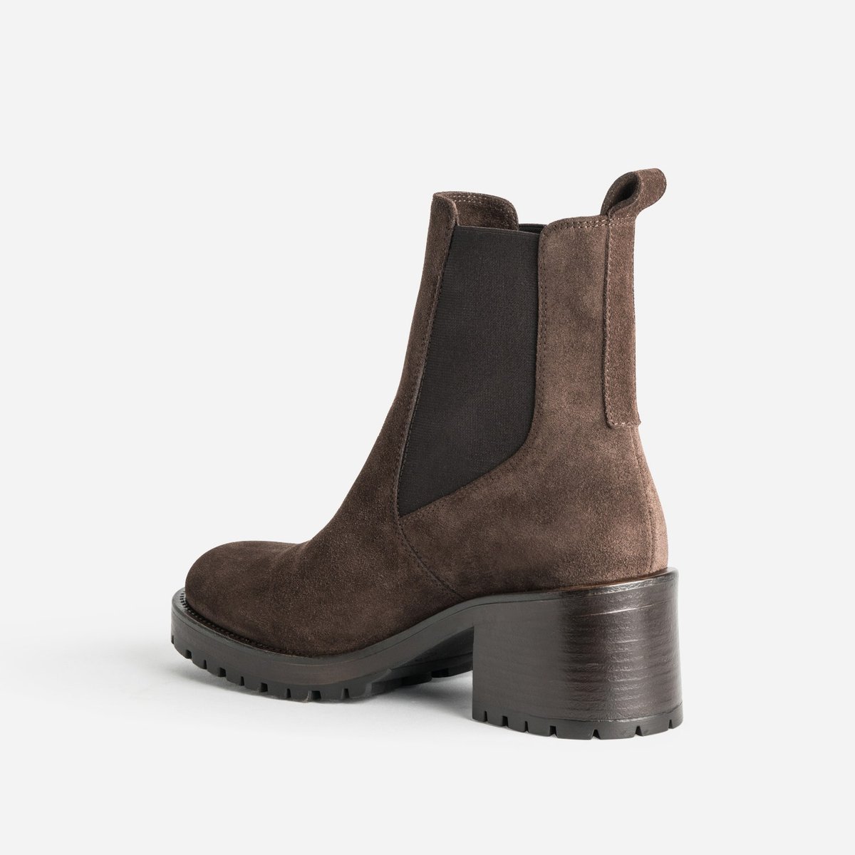 Boots À Talon en cuir NIL chocolat, ERAM