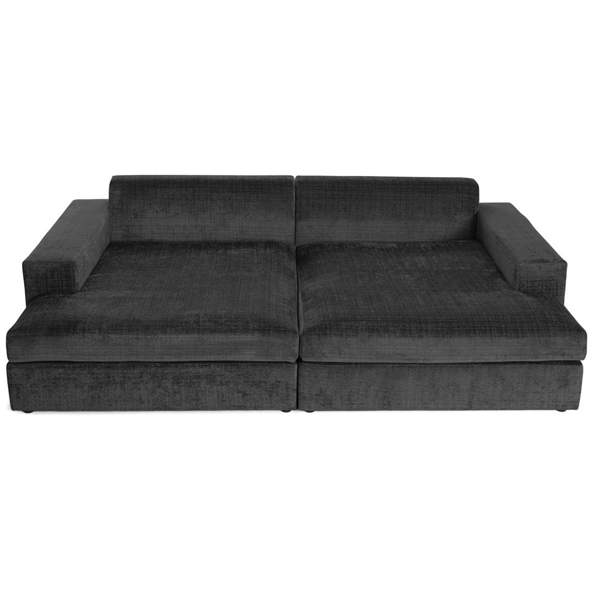 Canapé fixe 4 places - COLLINS gris, BEST MOBILIER