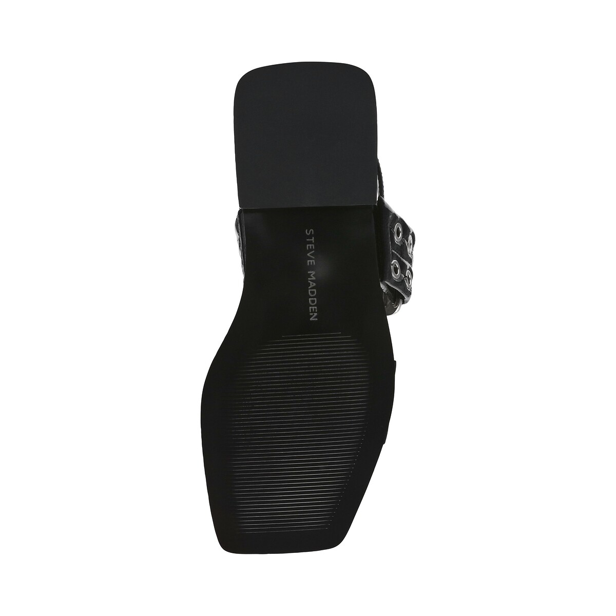 Saria-E Square-Toed Sandals black patent, STEVE MADDEN