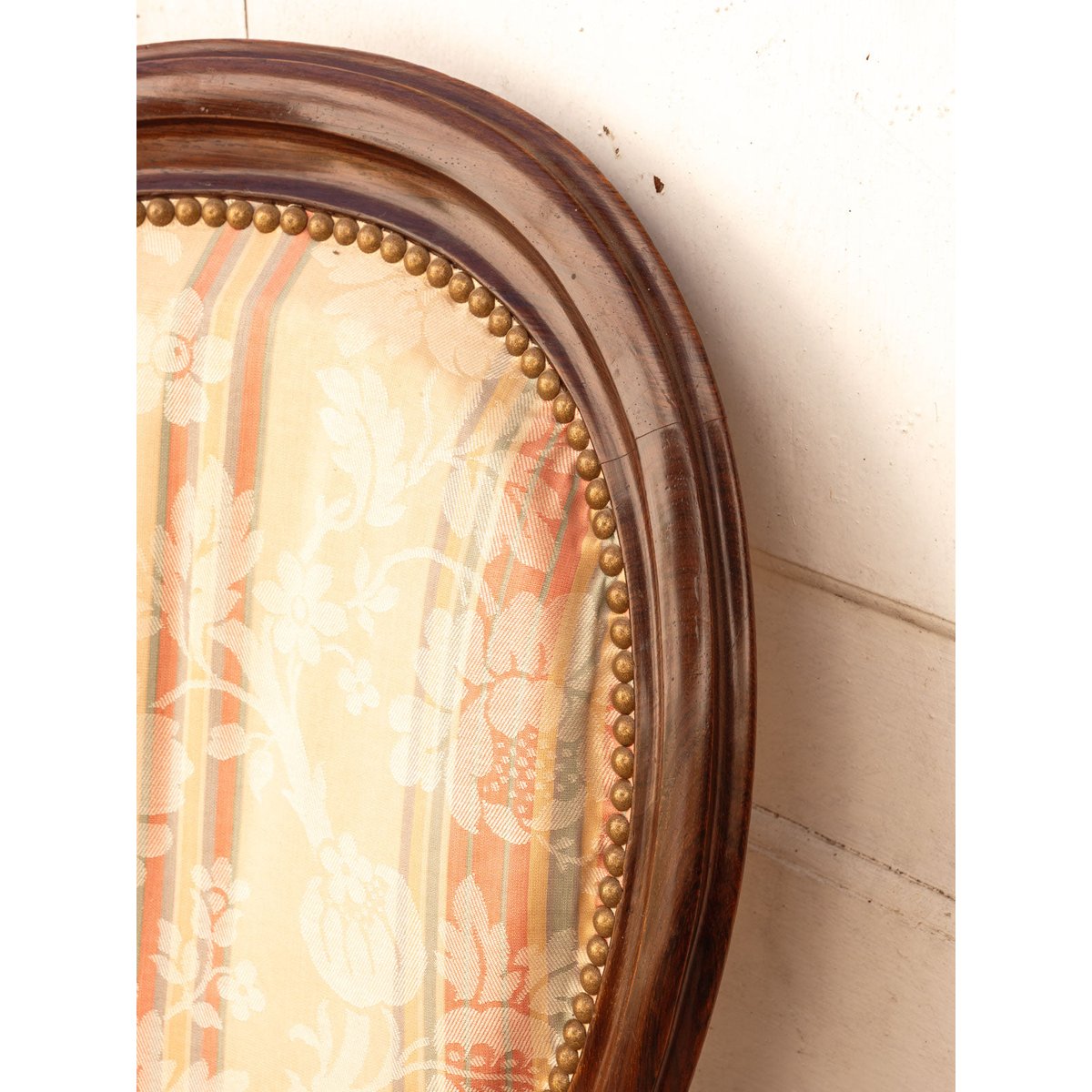 Paire de chaises Napoléon III en bois Claude N°1454 - Bon état bois foncé, DEBONGOUT
