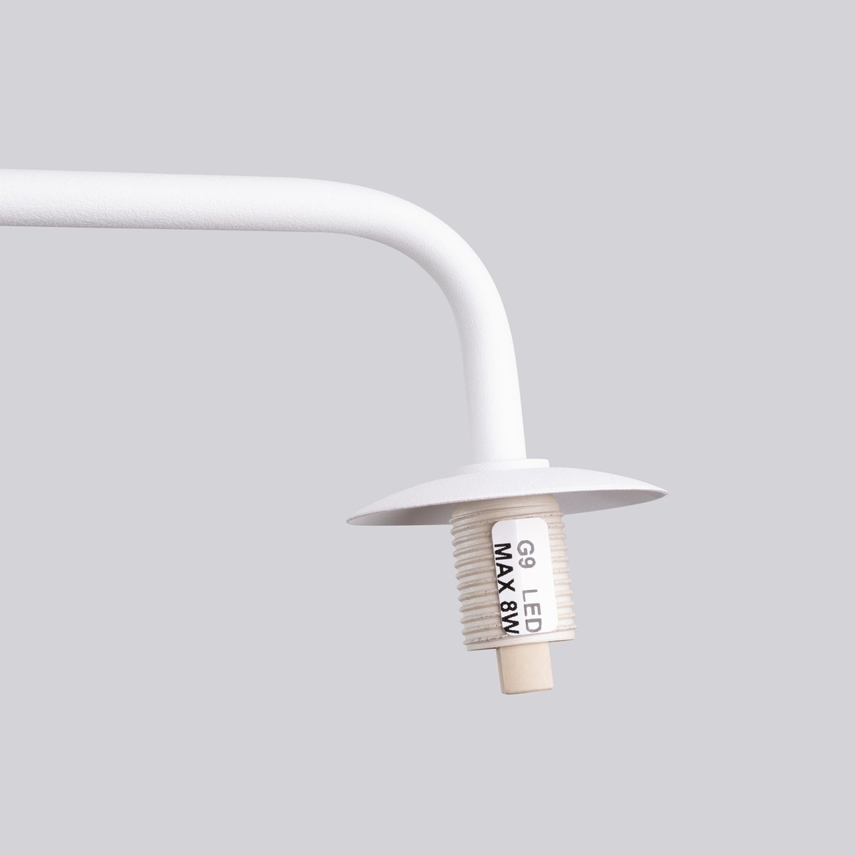Applique Acier Blanc G9 1 Astral blanc, EDEN
