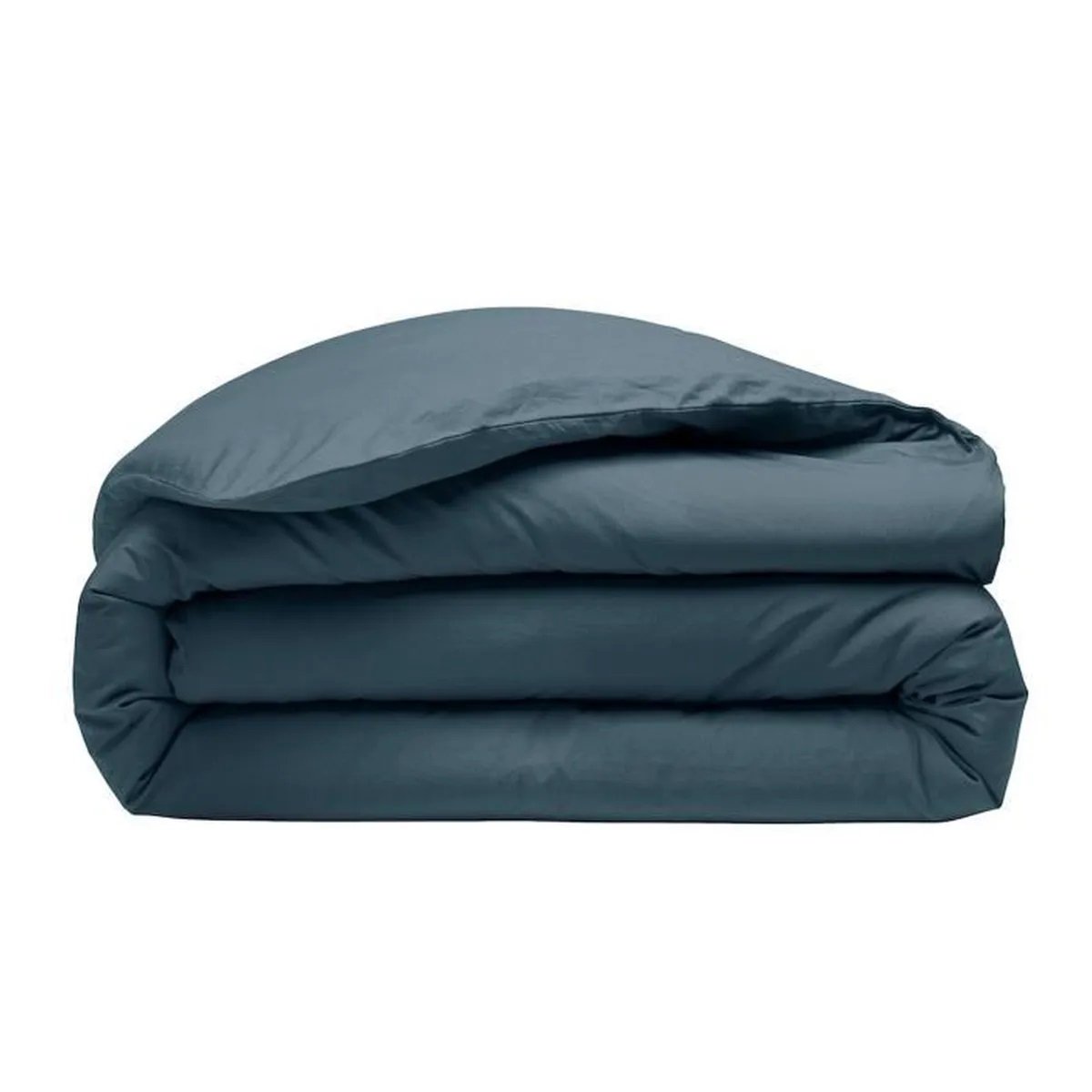 Housse de couette en percale de coton emeraude, EDEN