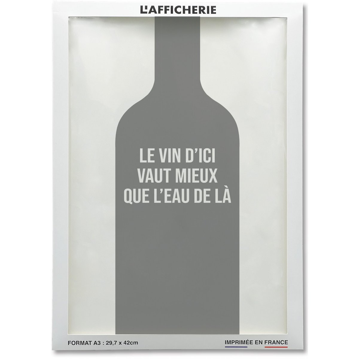 Affiche Le vin d'ici blanc, L'AFFICHERIE