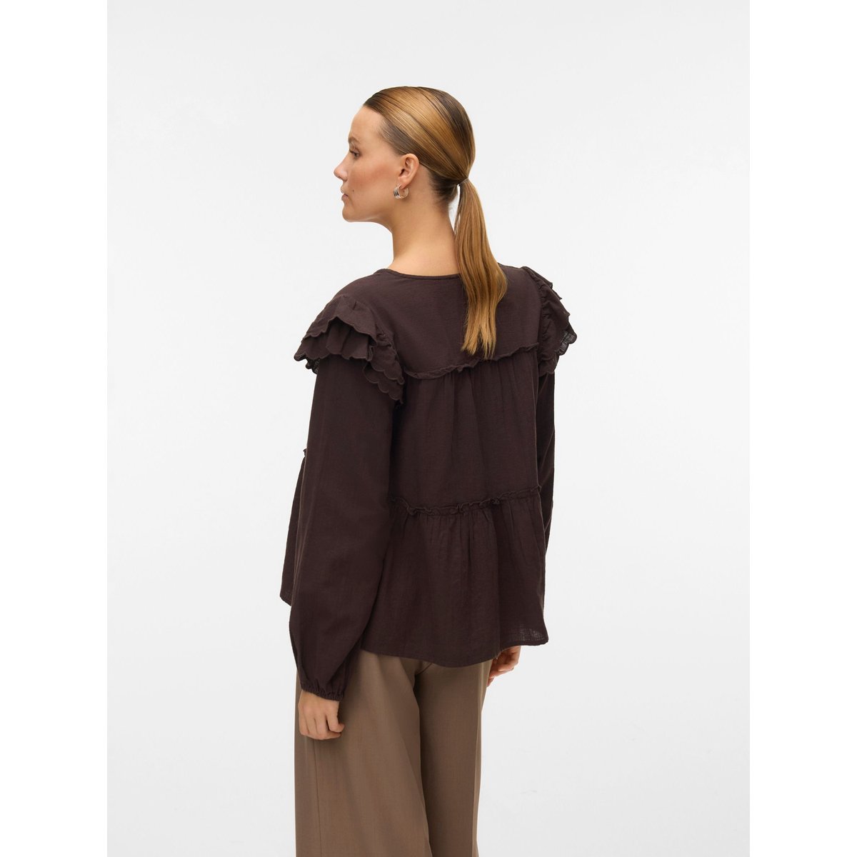 Top marron - chocolate torte 1, VERO MODA