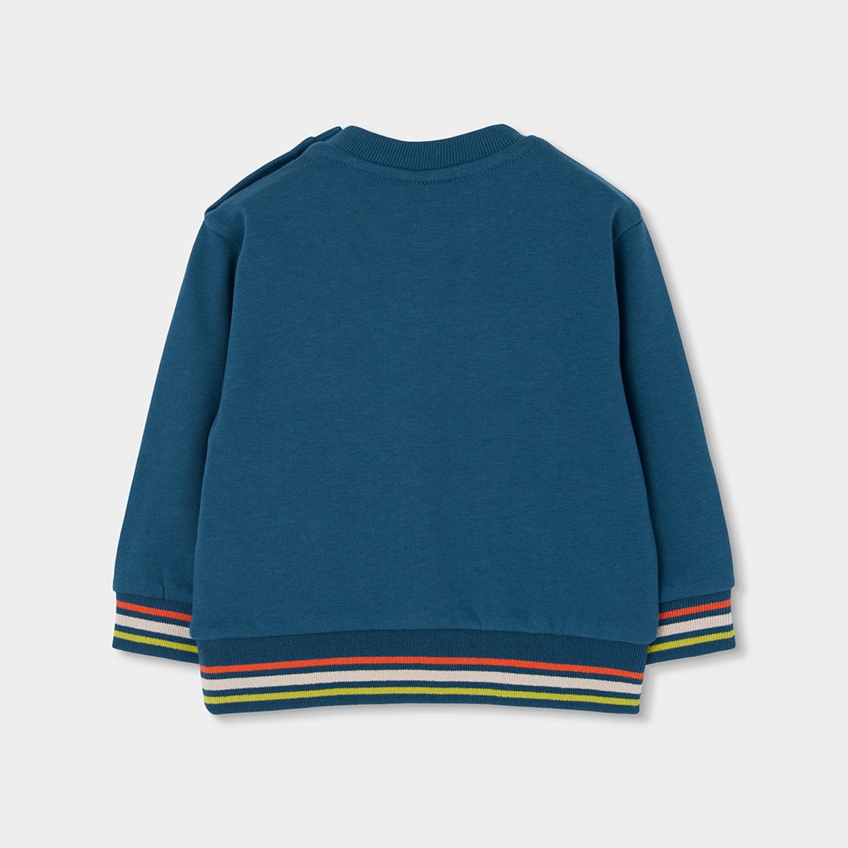 Sweat-shirt garçon molleton imprimé Nature noir, BOBOLI