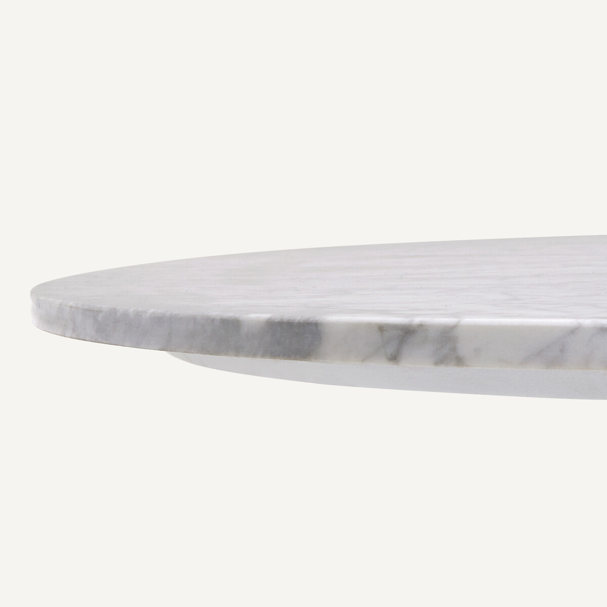 Piano per tavolo ovale in marmo, L220 cm, Ovalo marmo bianco, AM.PM