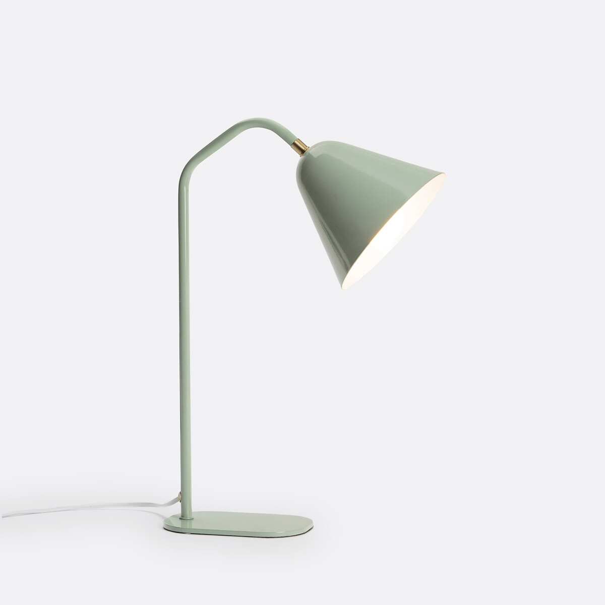Lampada da tavolo in metallo ferro, Copita verde acqua, LA REDOUTE INTERIEURS
