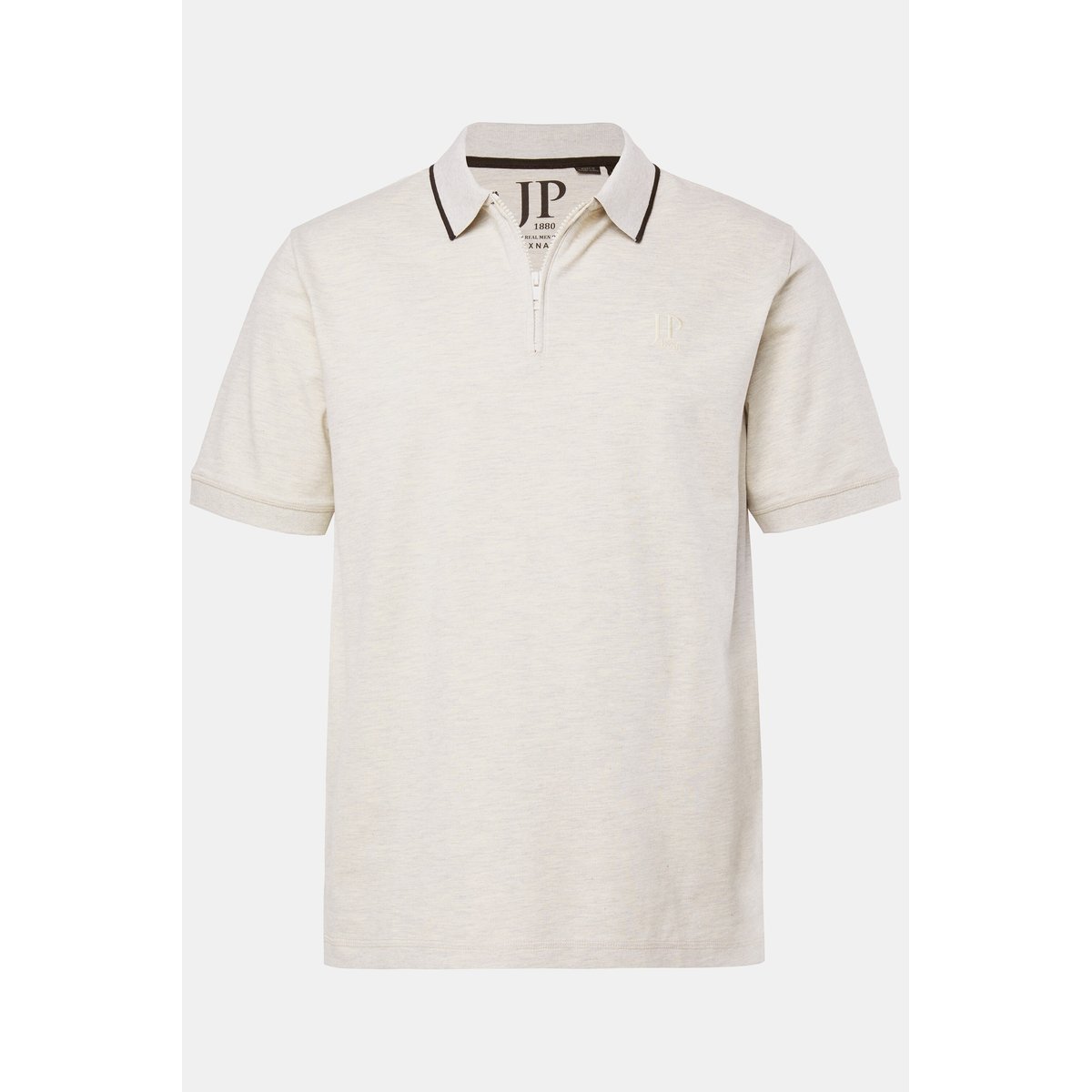 Polo en piqué mastic foncé, JP1880