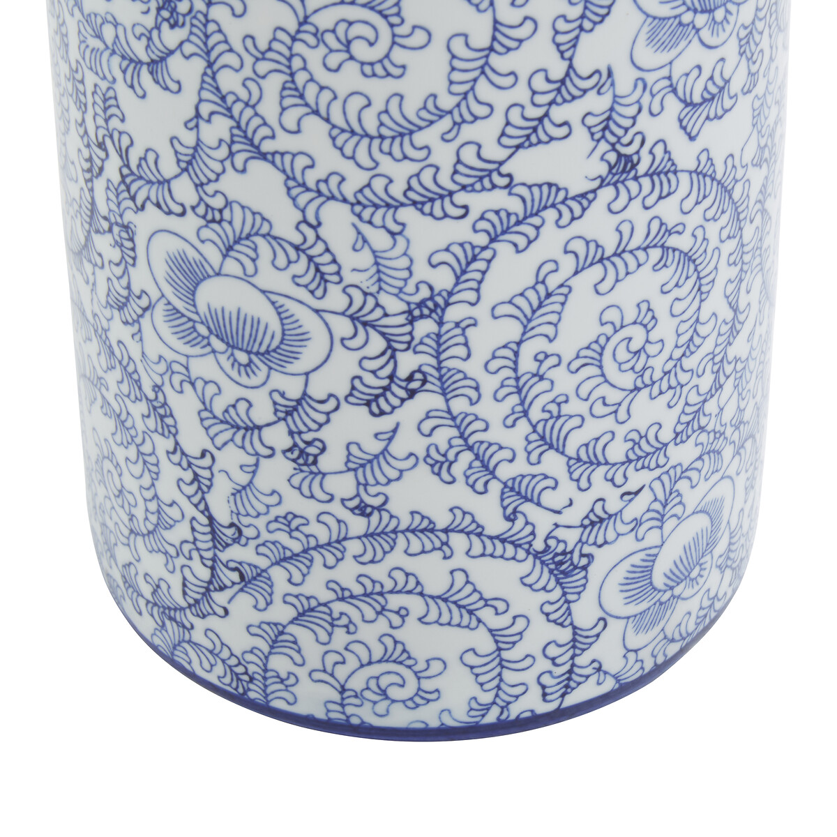 31cm Blue and White Print Ceramic Jar blue, ÉDITÉ