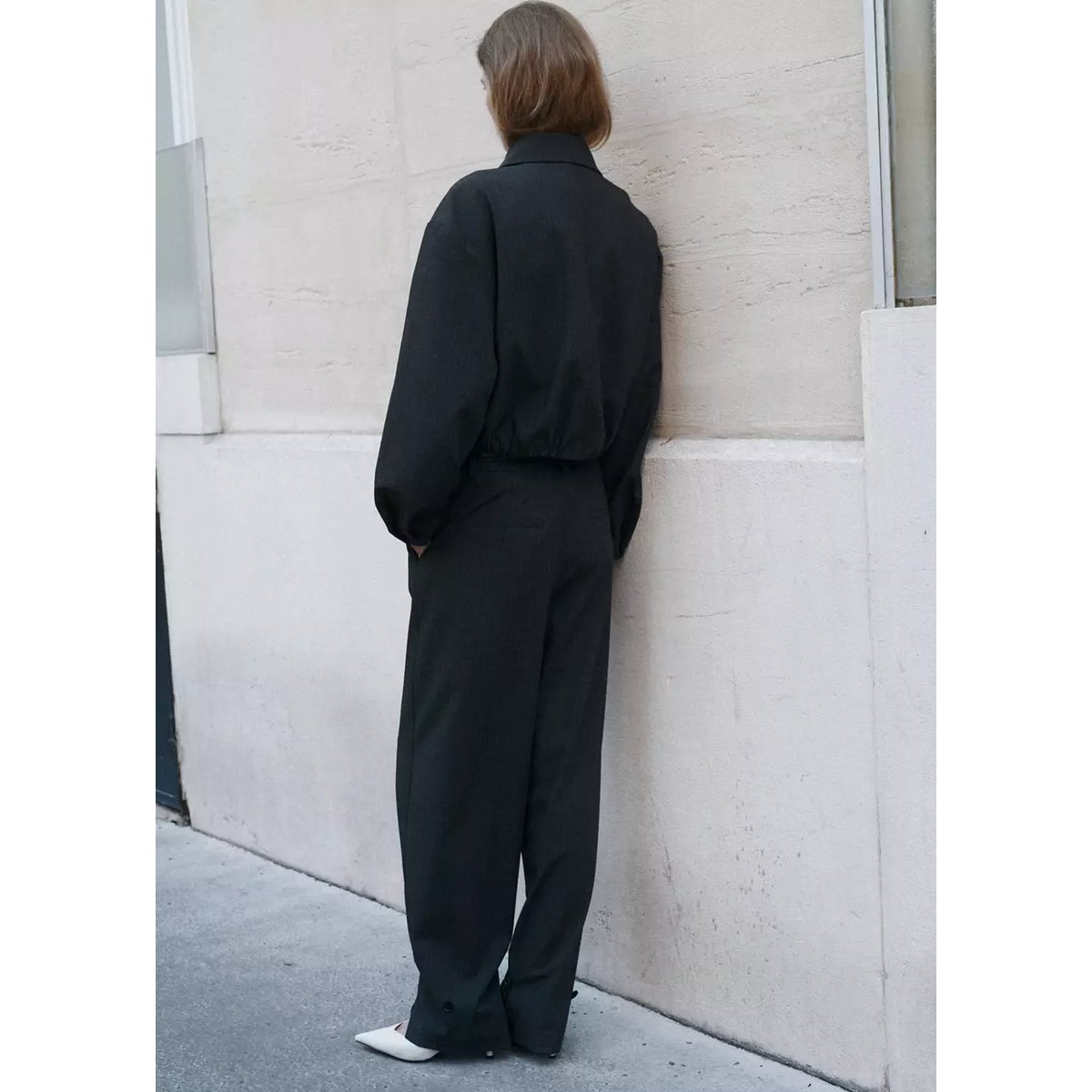 Blouson bomber à rayures tennis gris, MANGO